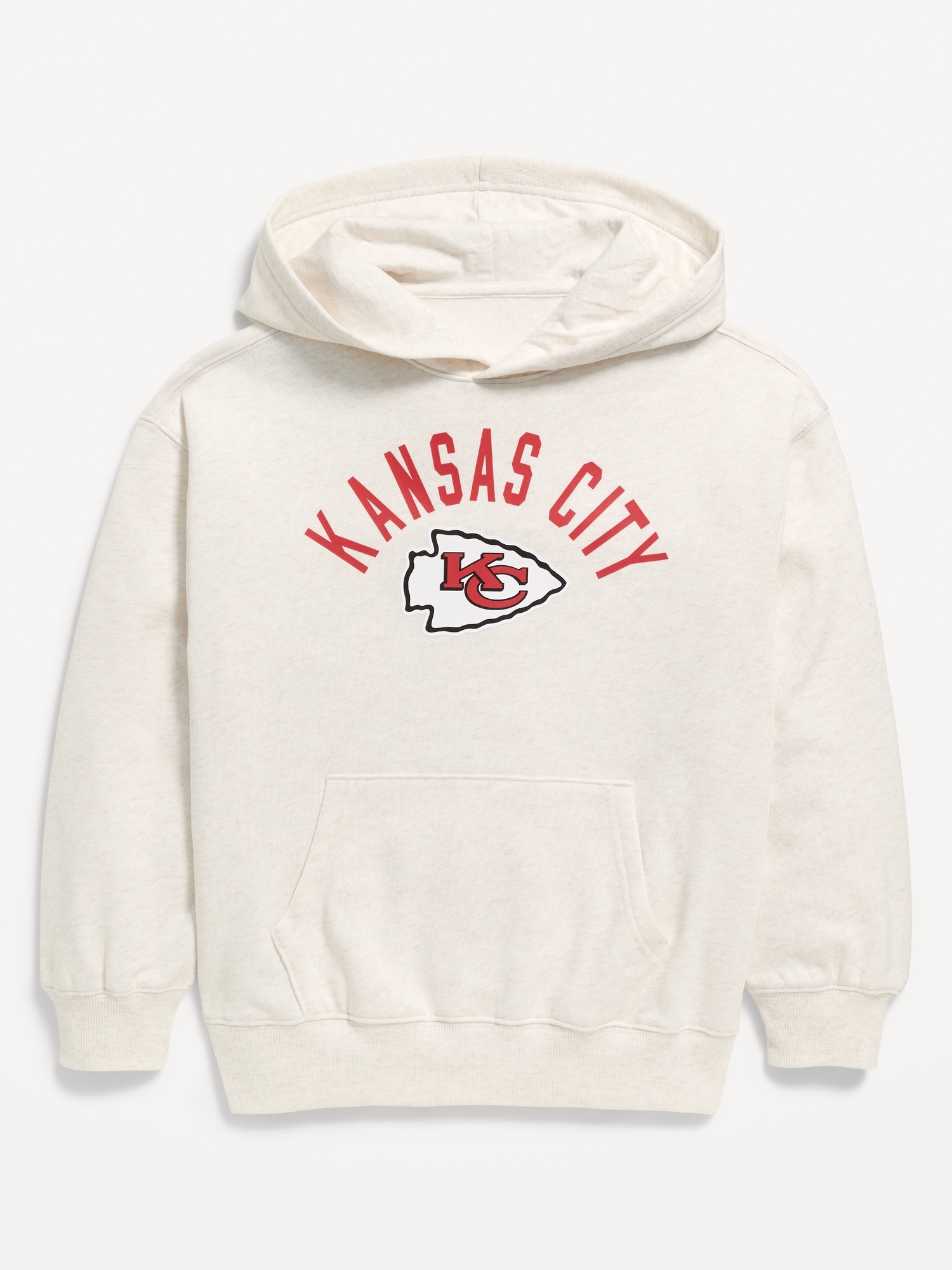 Kansas City Chiefs Oversized Pullover Hoodie for Boys