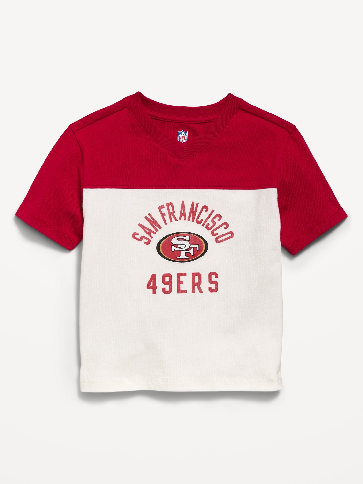 San Francisco 49ers Oversized Graphic Football T-Shirt for Toddler Boys