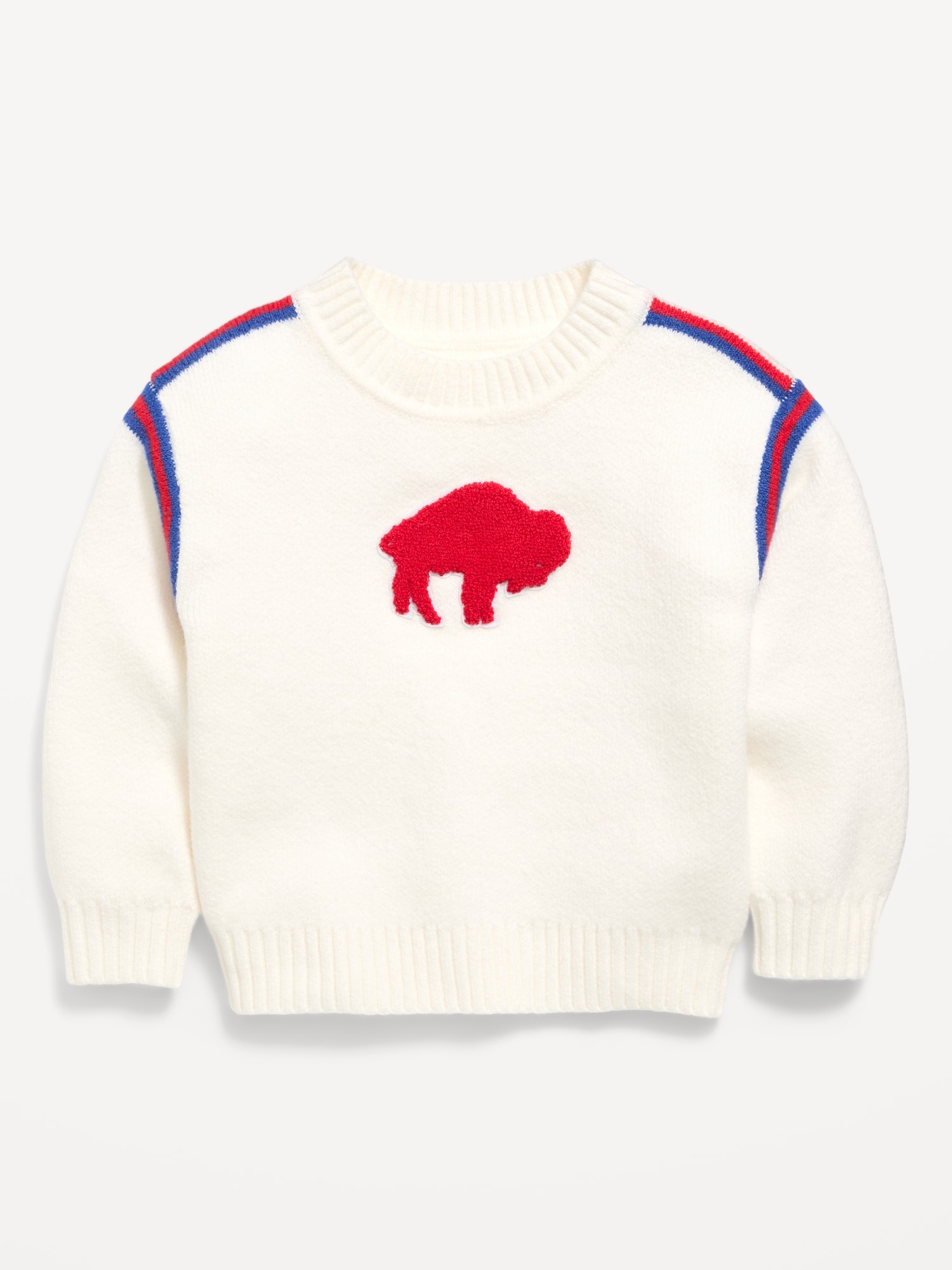 Buffalo Bills Crew-Neck Sweater for Toddler Girls