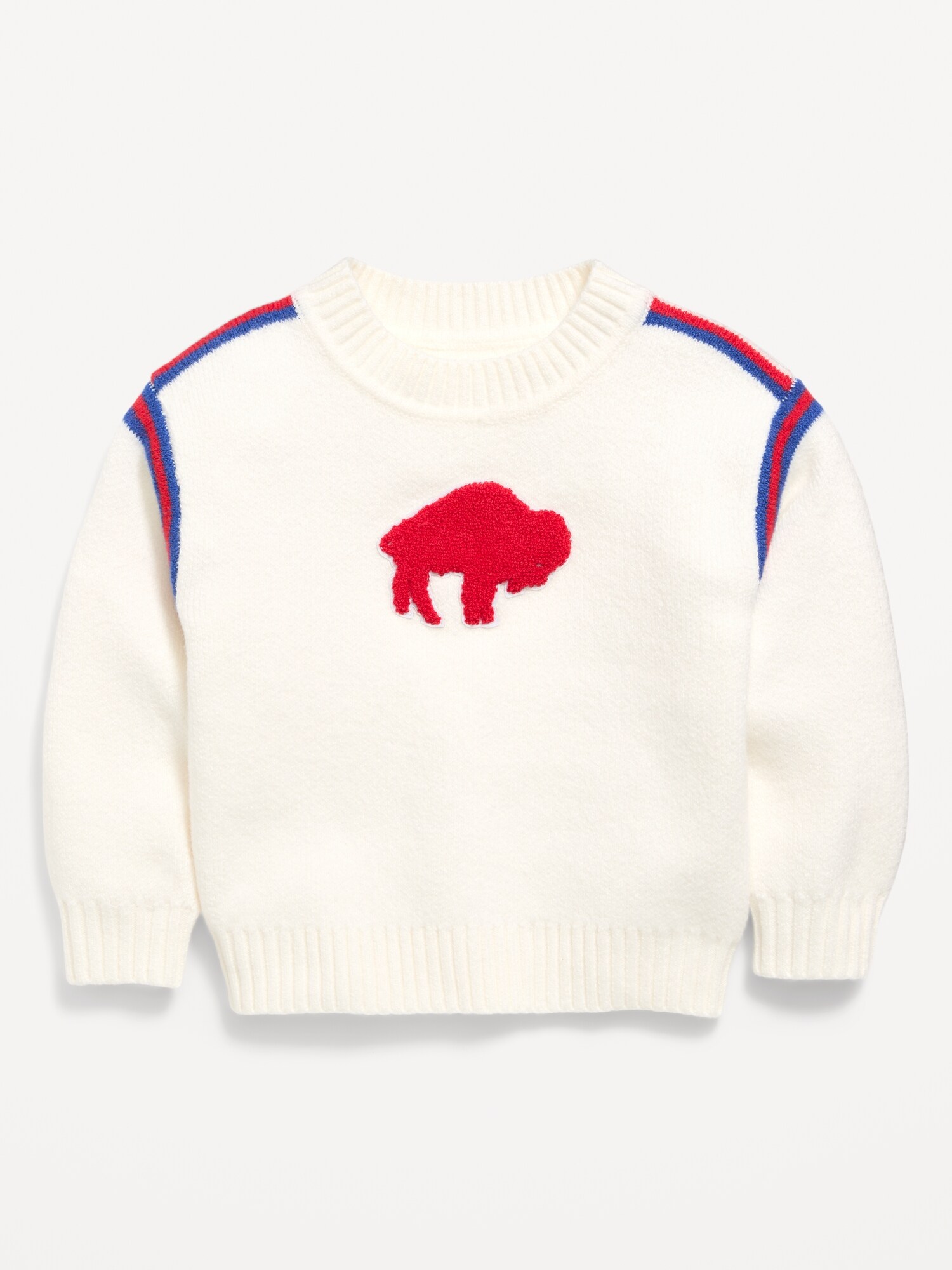 Свитер Old Navy Buffalo Bills Crew-Neck Sweater для девочек-малышей — фото 2