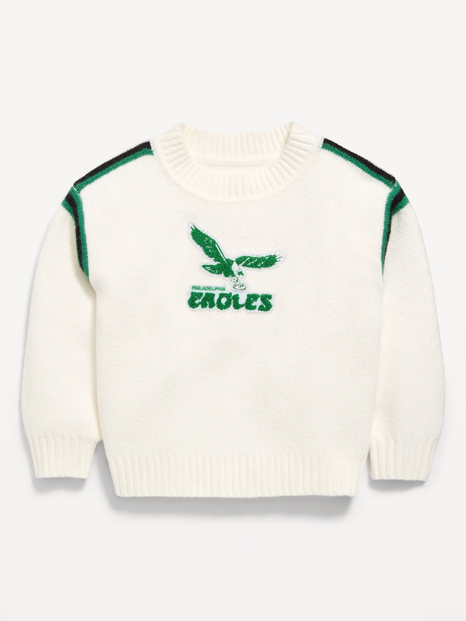 Philadelphia Eagles Crew-Neck Sweater for Toddler Girls