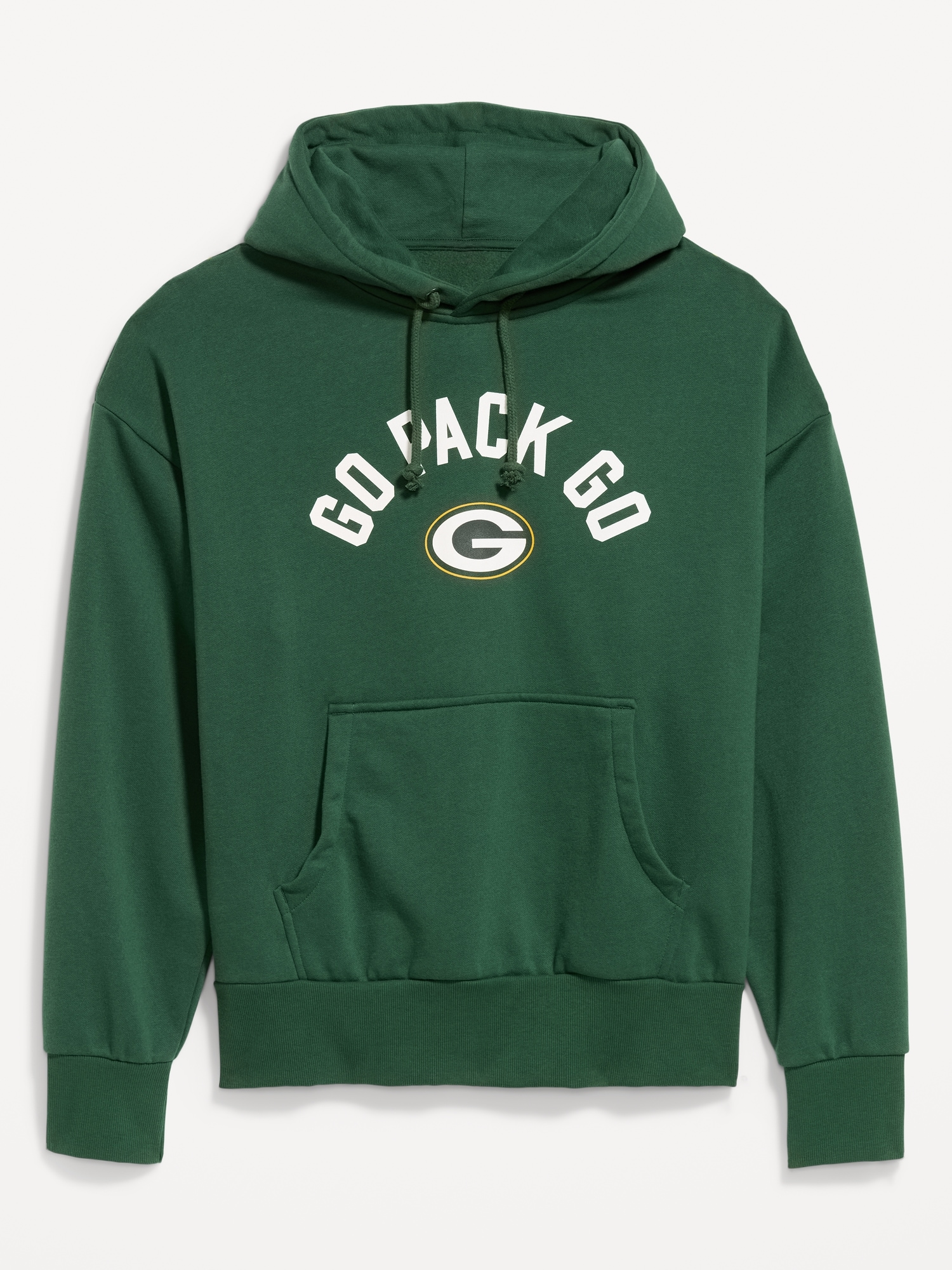 Green Bay Packers Oversized Pullover Hoodie for Adults