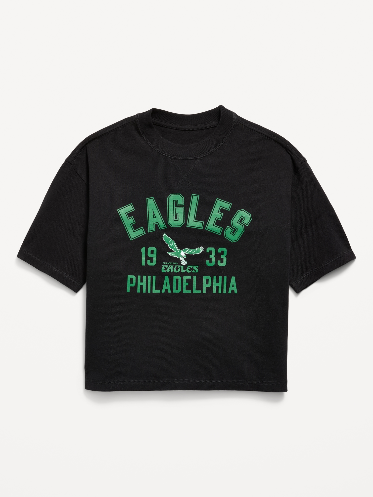 Philadelphia Eagles Oversized Boxy Graphic T-Shirt for Boys