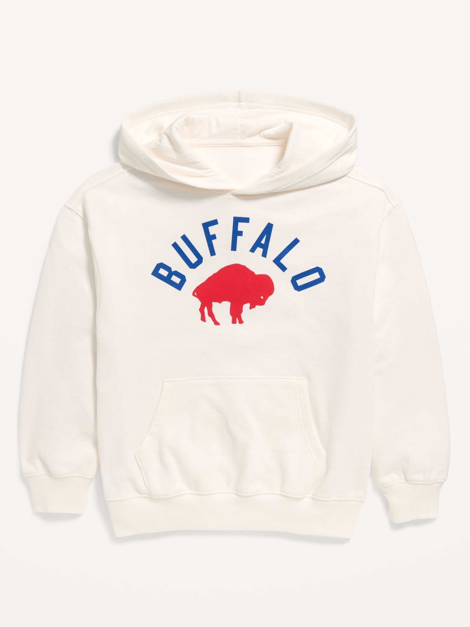 Buffalo Bills Oversized Pullover Hoodie for Boys
