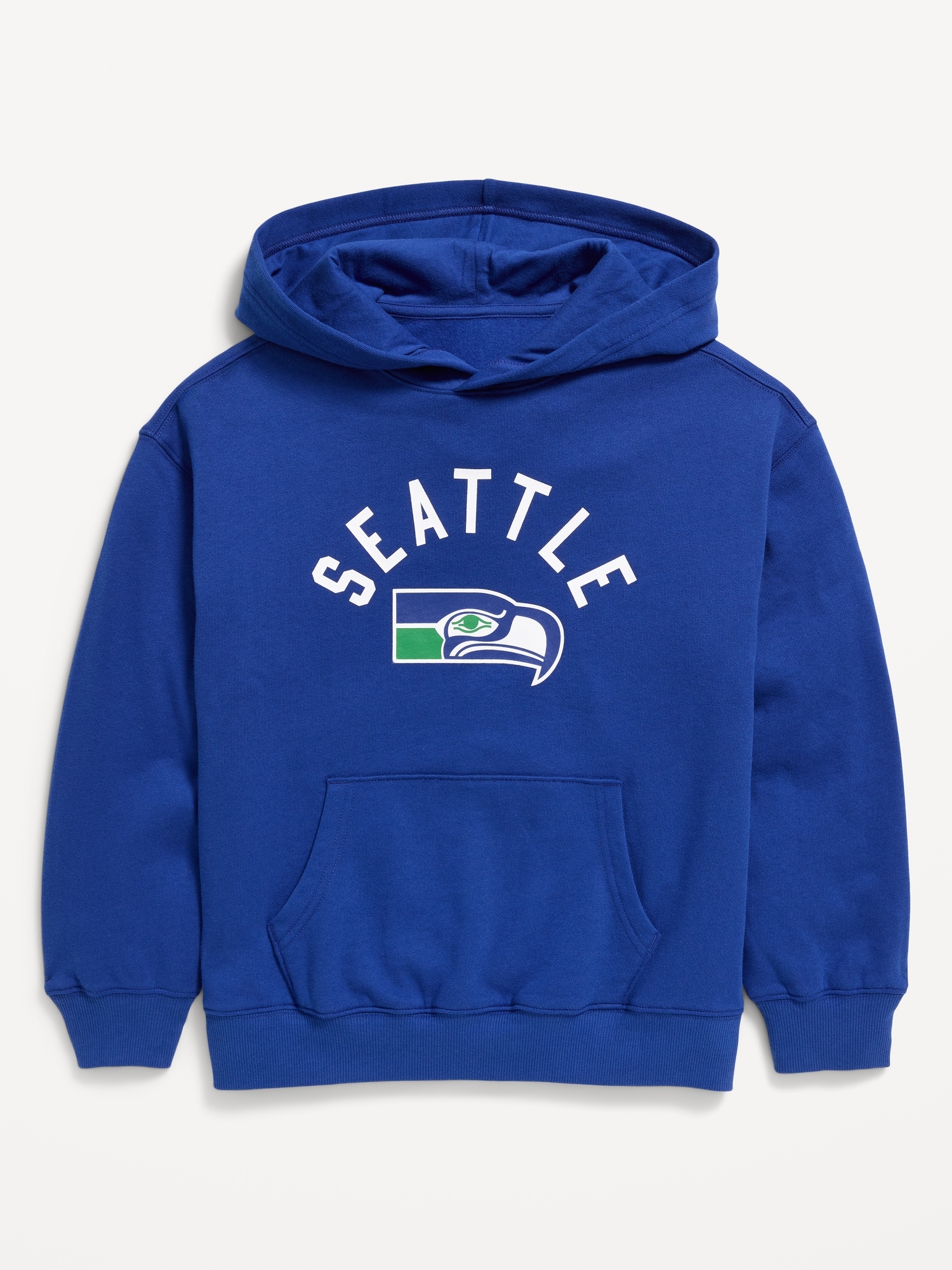 Seattle Seahawks Oversized Pullover Hoodie for Boys