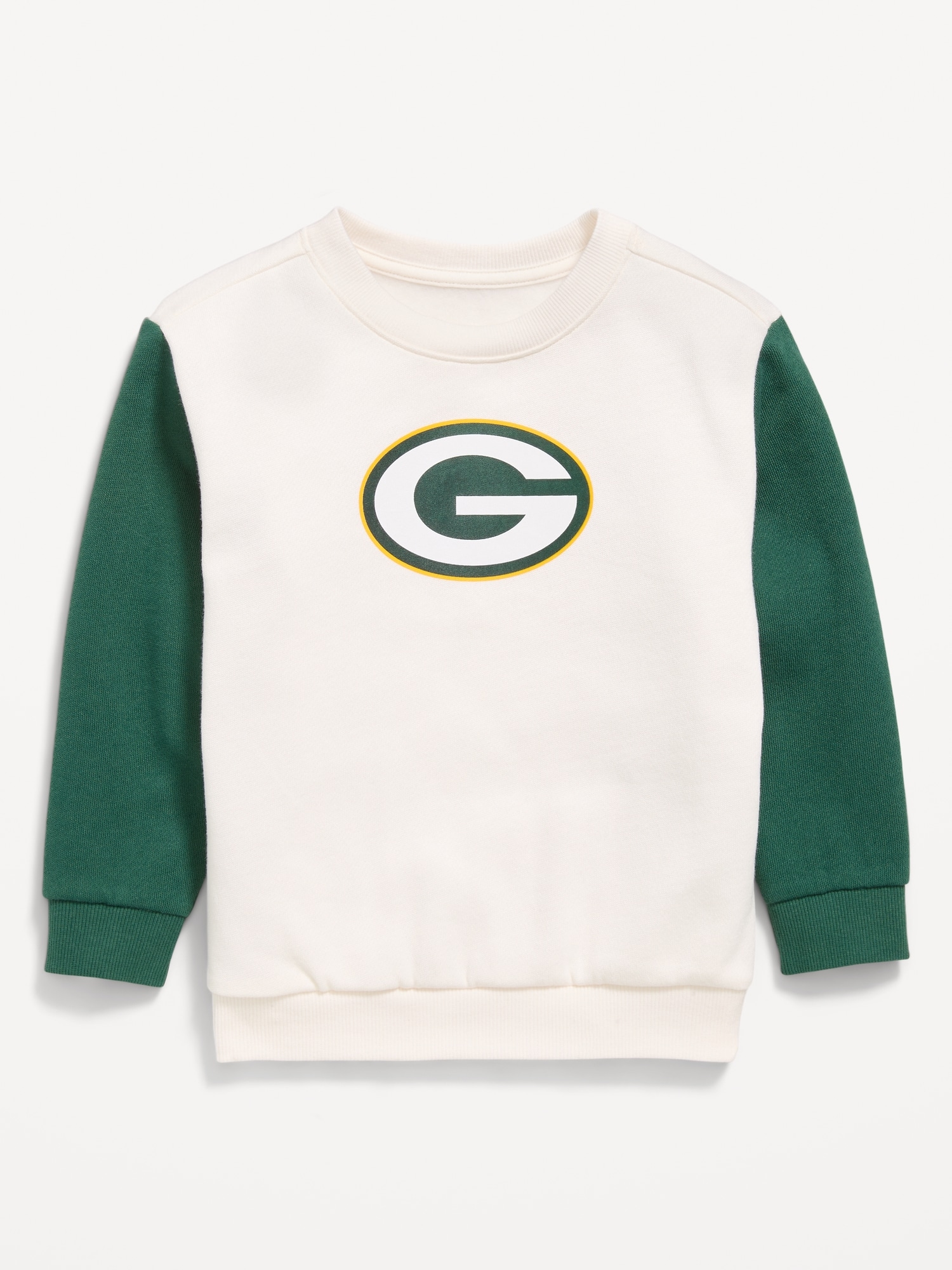 Green Bay Packers Oversized Crew-Neck Sweatshirt for Toddler Boys