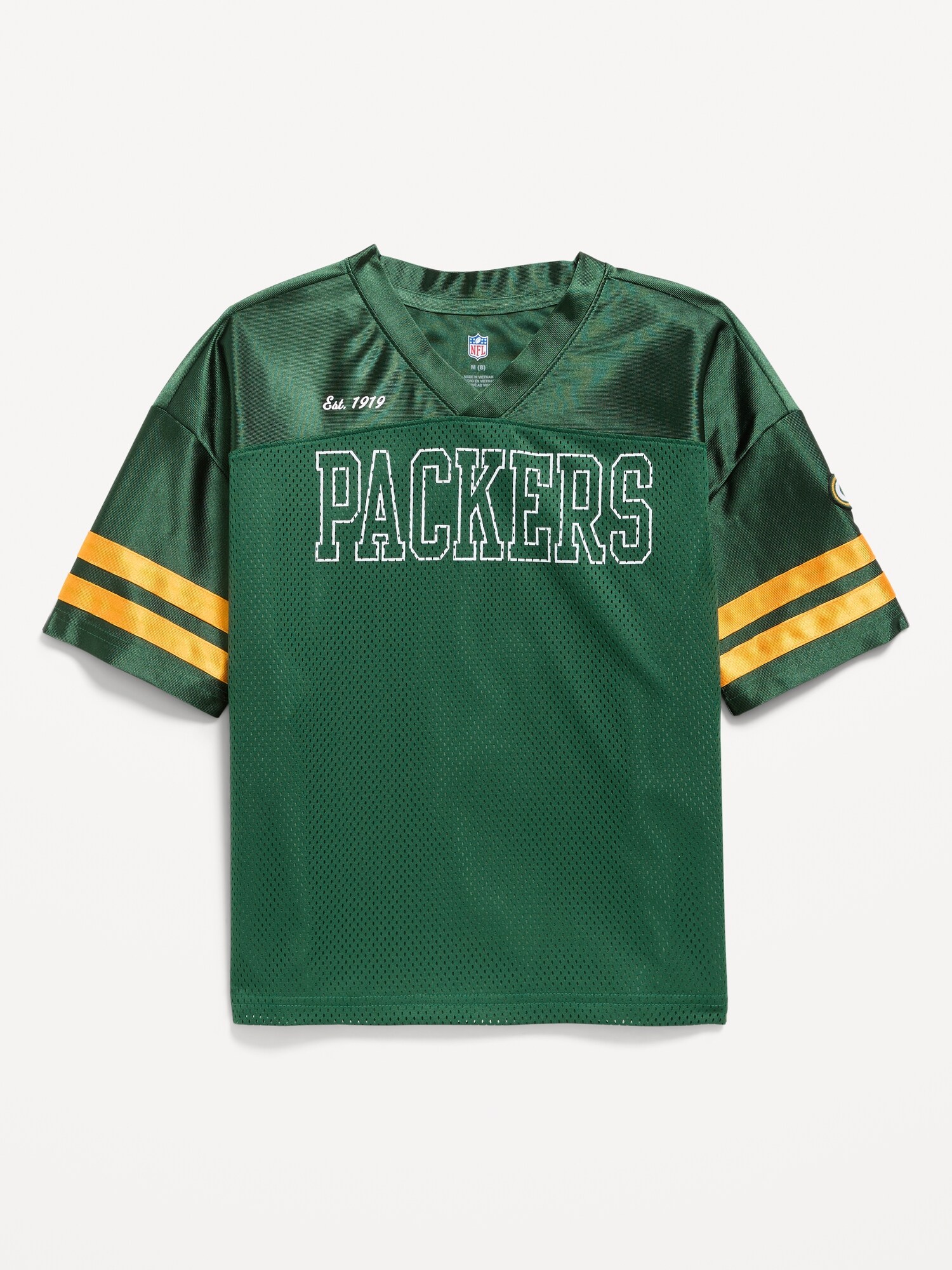 Green Bay Packers Lifestyle Jersey T-Shirt for Boys