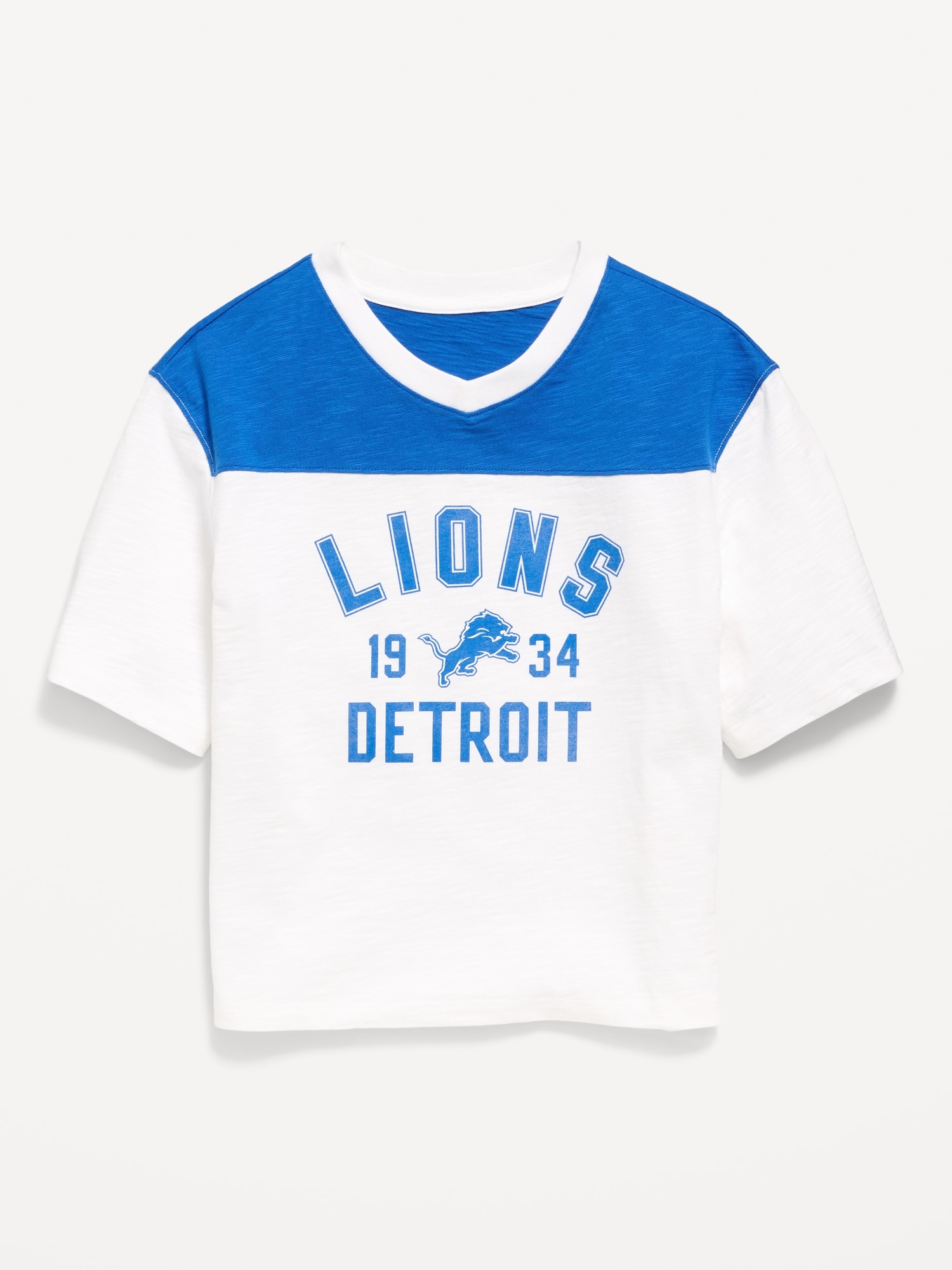 Detroit Lions Oversized Graphic Football T-Shirt for Girls