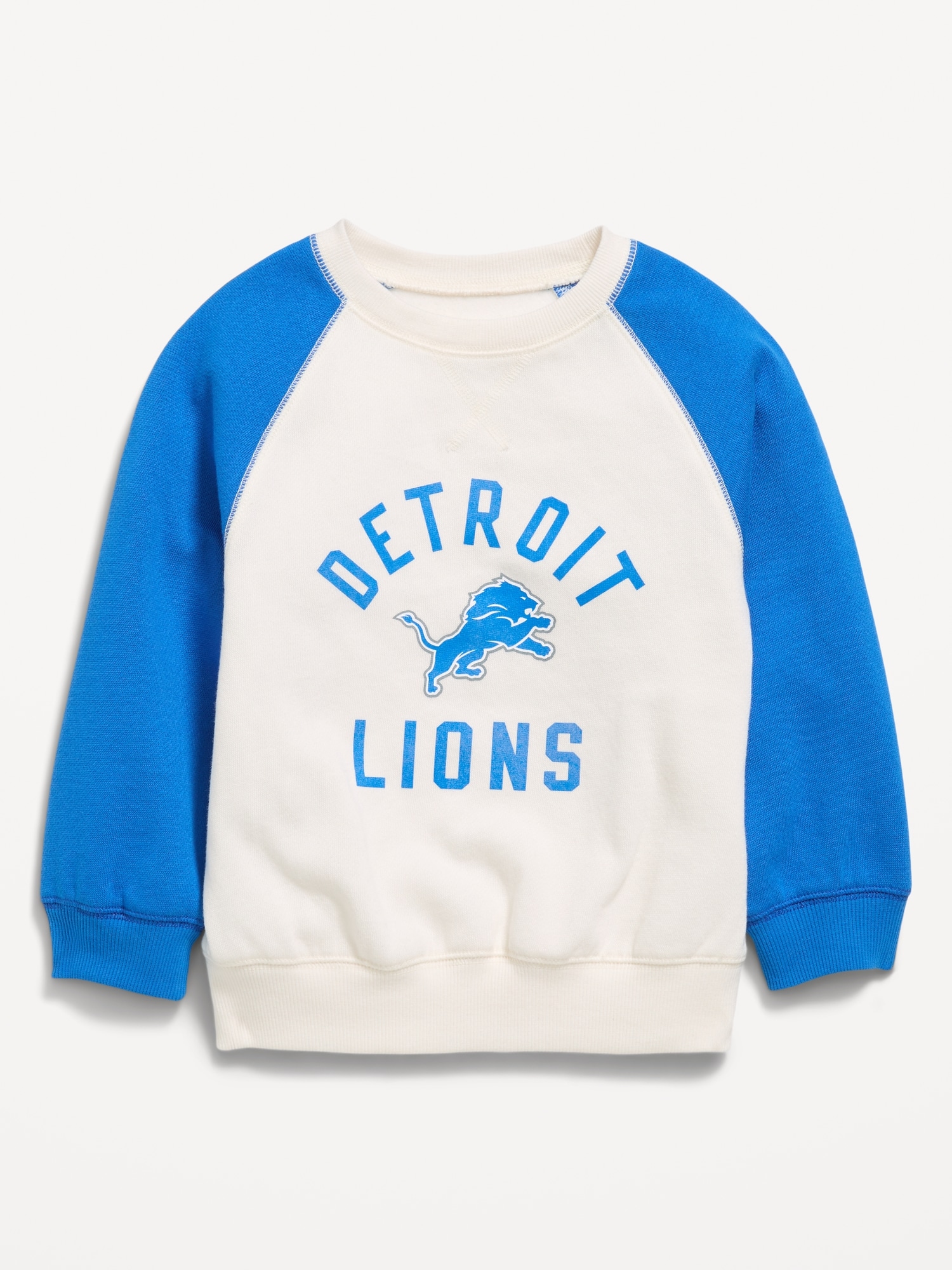 Detroit Lions Crew-Neck Sweatshirt for Toddler Girls