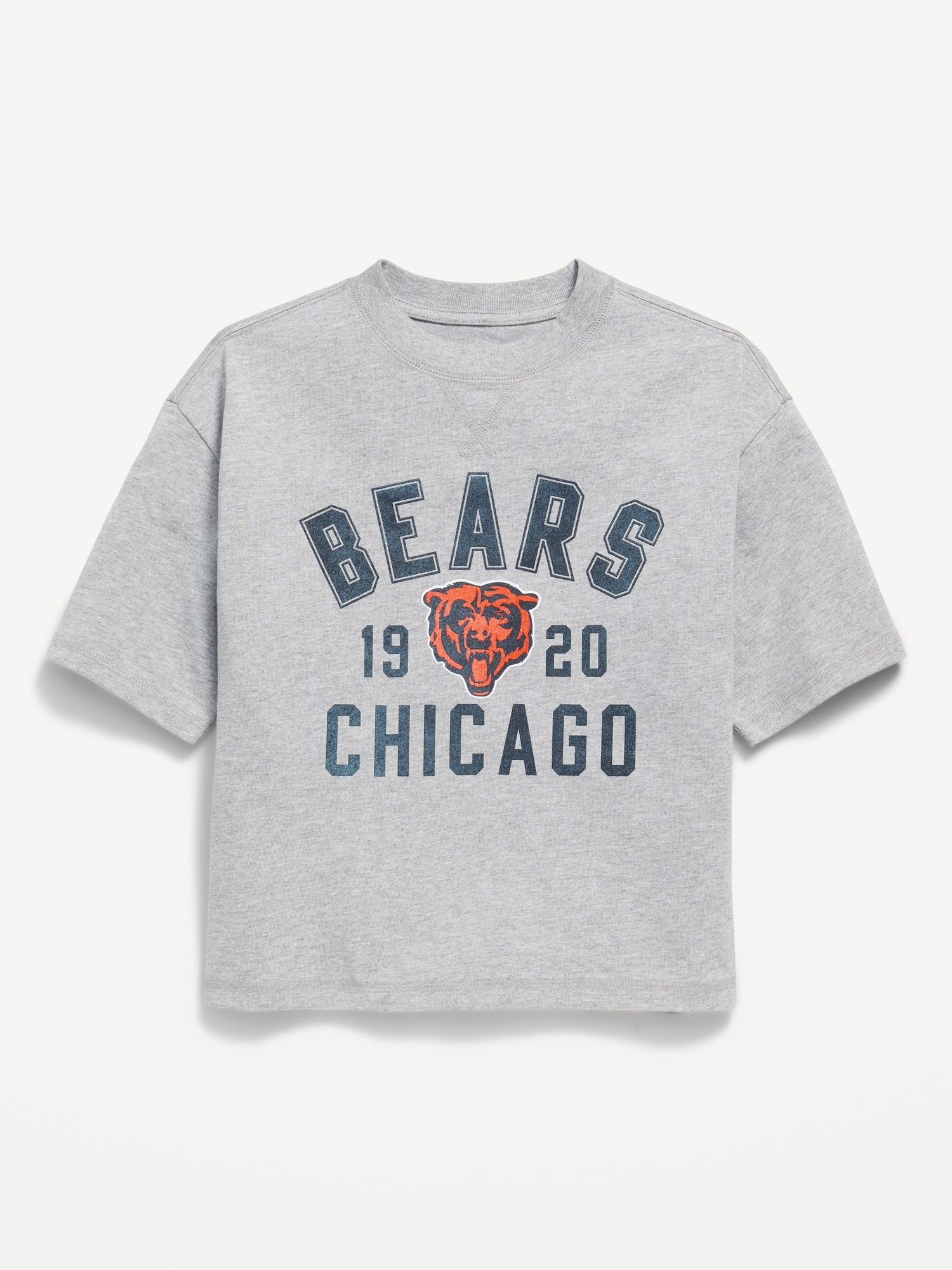 Chicago Bears Oversized Boxy Graphic T-Shirt for Boys