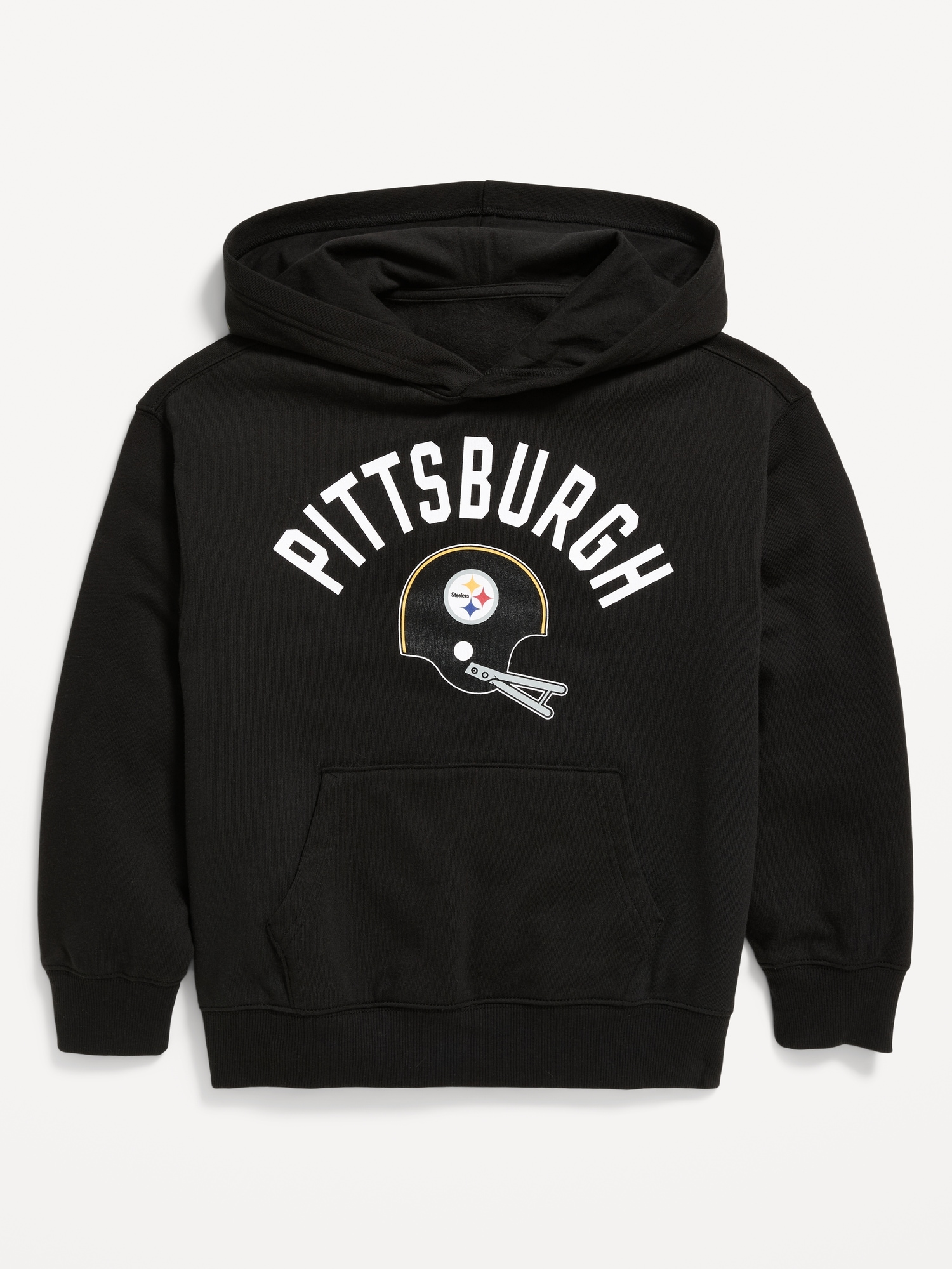 Pittsburgh Steelers Oversized Pullover Hoodie for Boys
