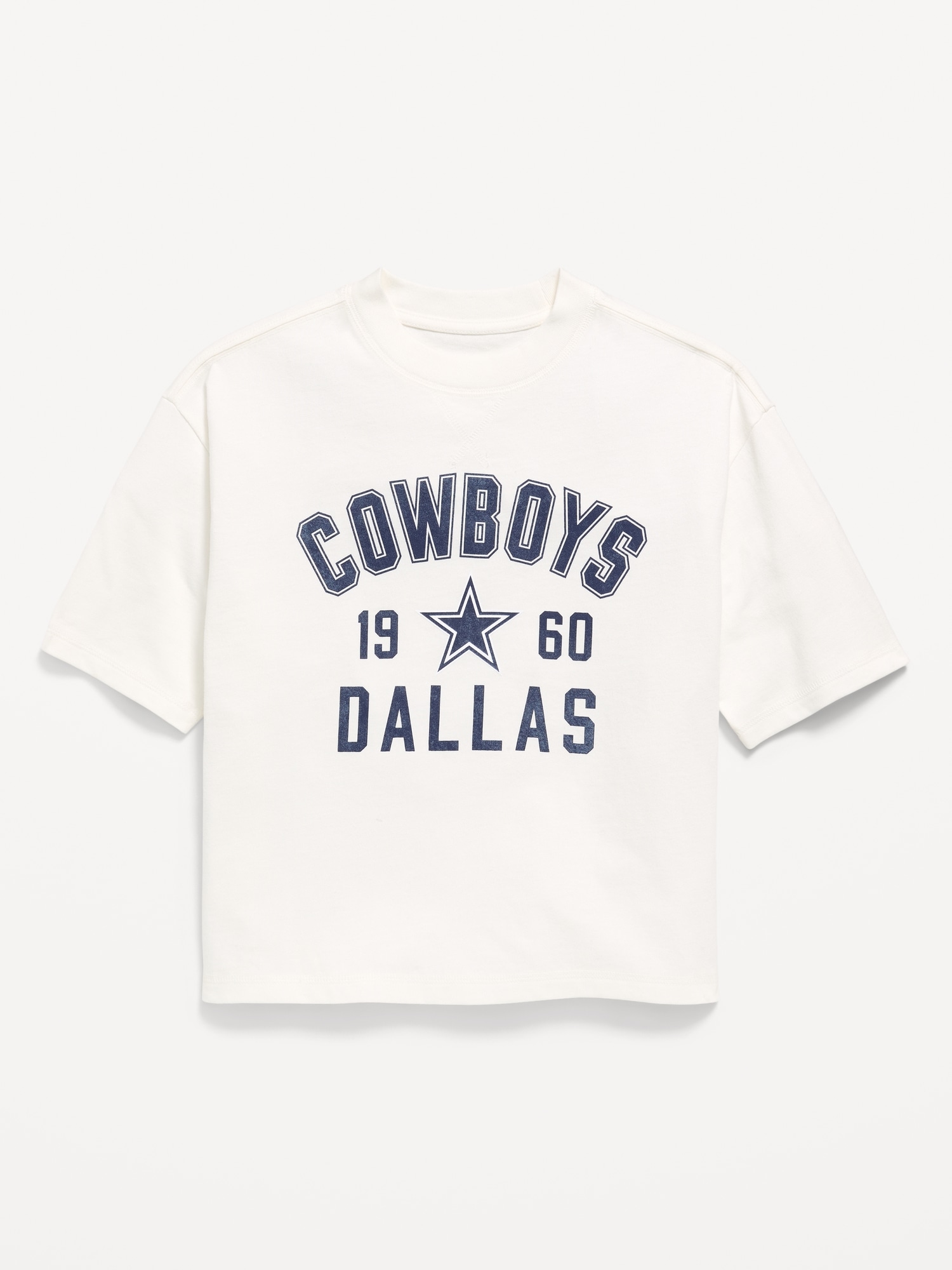 Dallas Cowboys Oversized Boxy Graphic T-Shirt for Boys