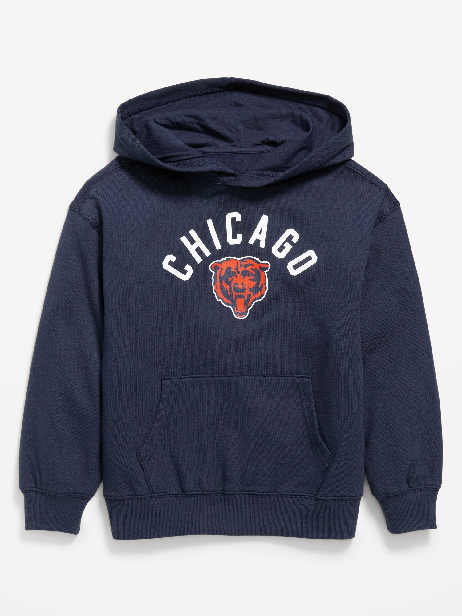 Chicago Bears Oversized Pullover Hoodie for Boys