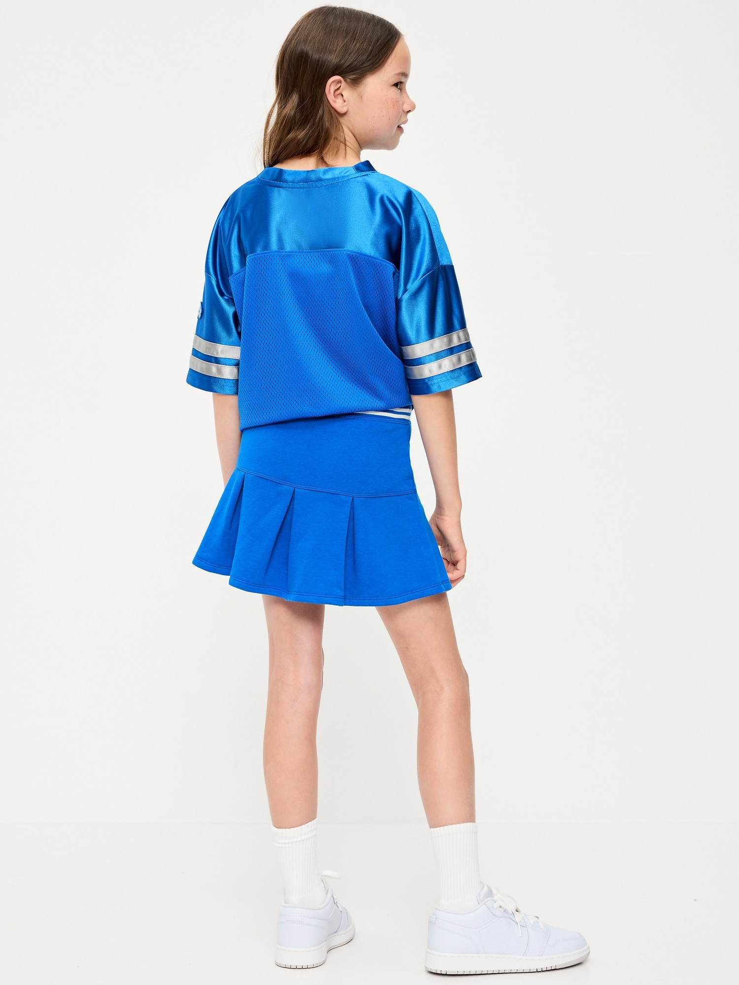Detroit Lions French Terry Pleated Skort for Girls