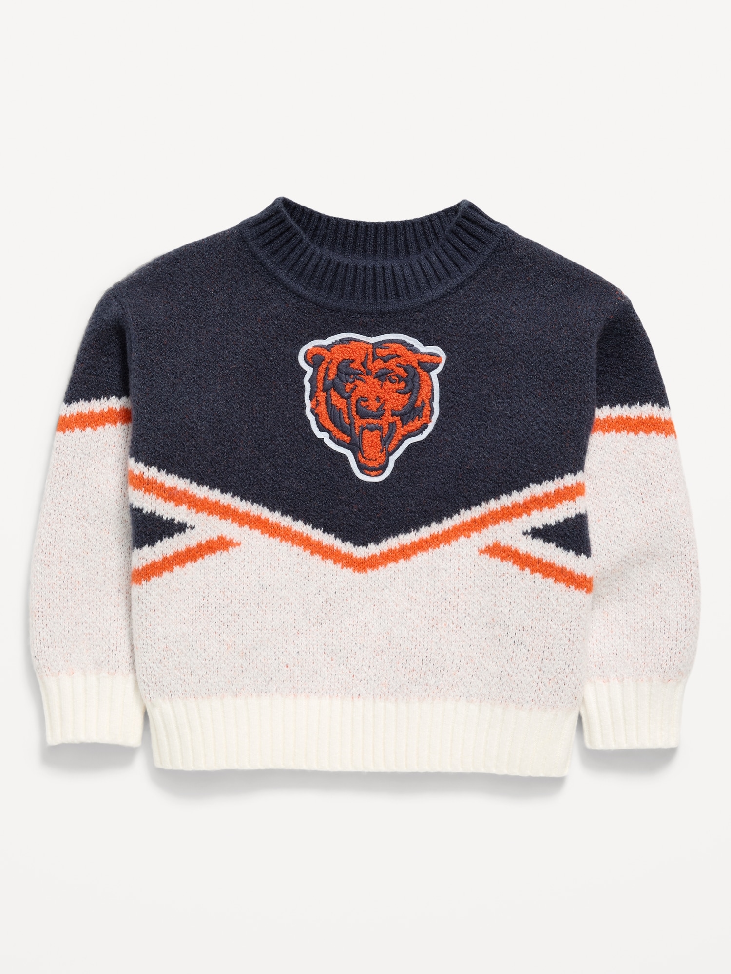 Chicago Bears Crew-Neck Sweater for Toddler Girls