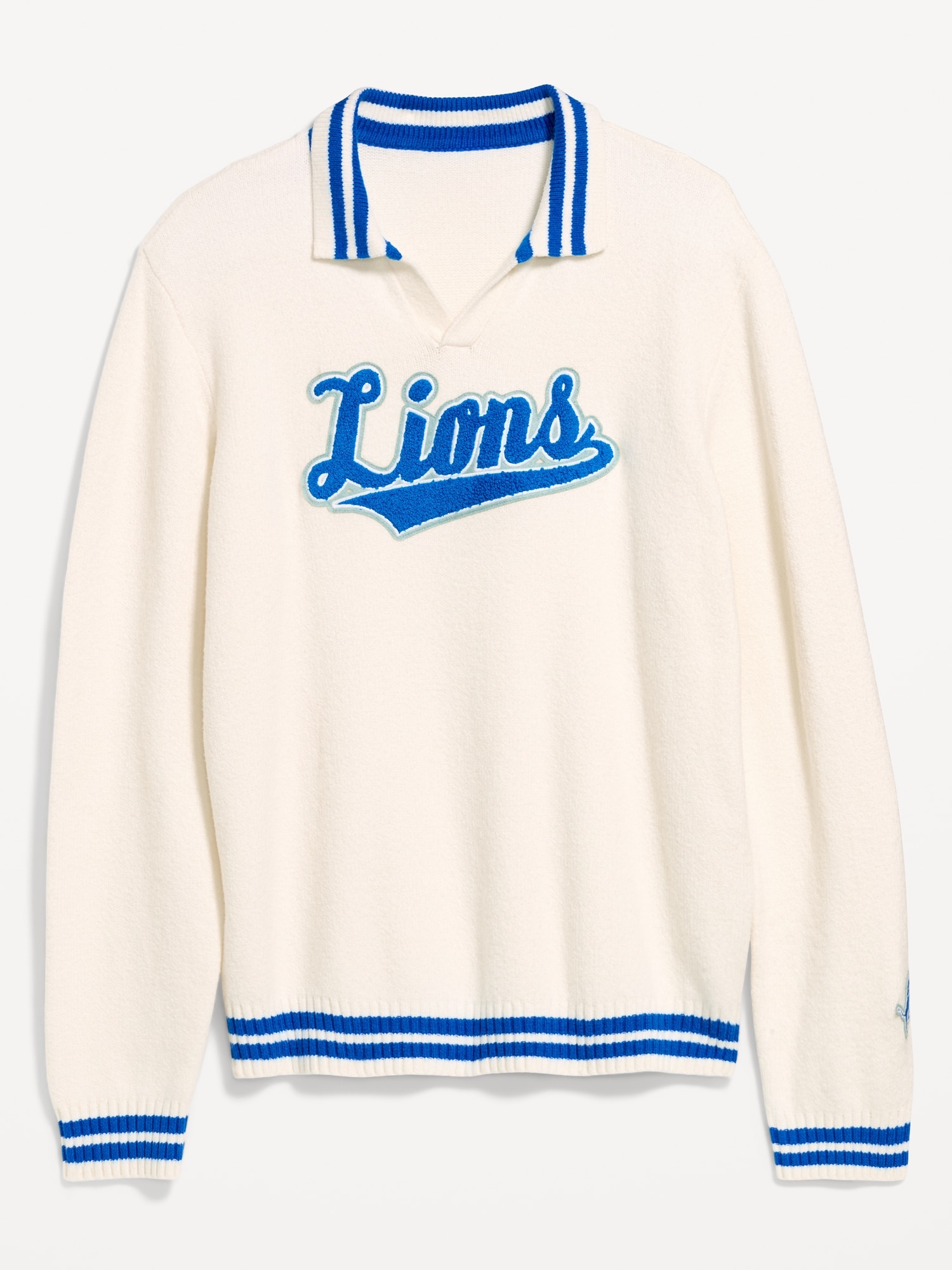 Detroit Lions Collared Sweater for Men