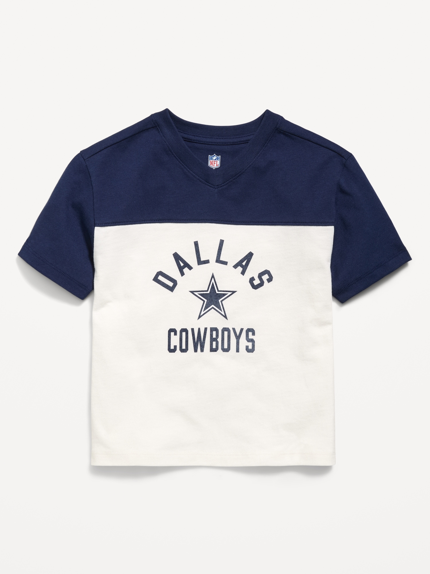 Dallas Cowboys Oversized Graphic Football T-Shirt for Toddler Boys