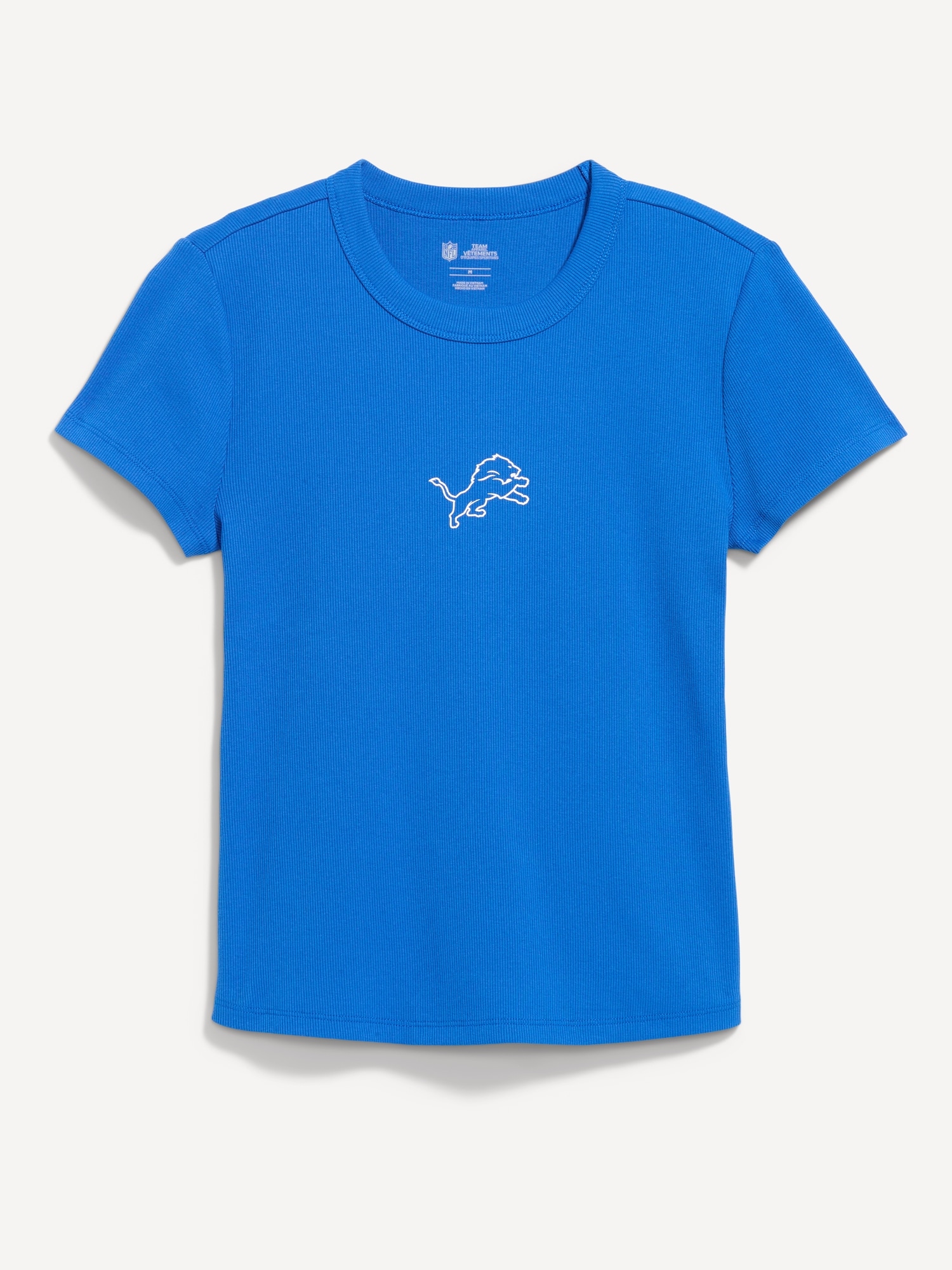 Detroit Lions Snug Crop T-Shirt for Women