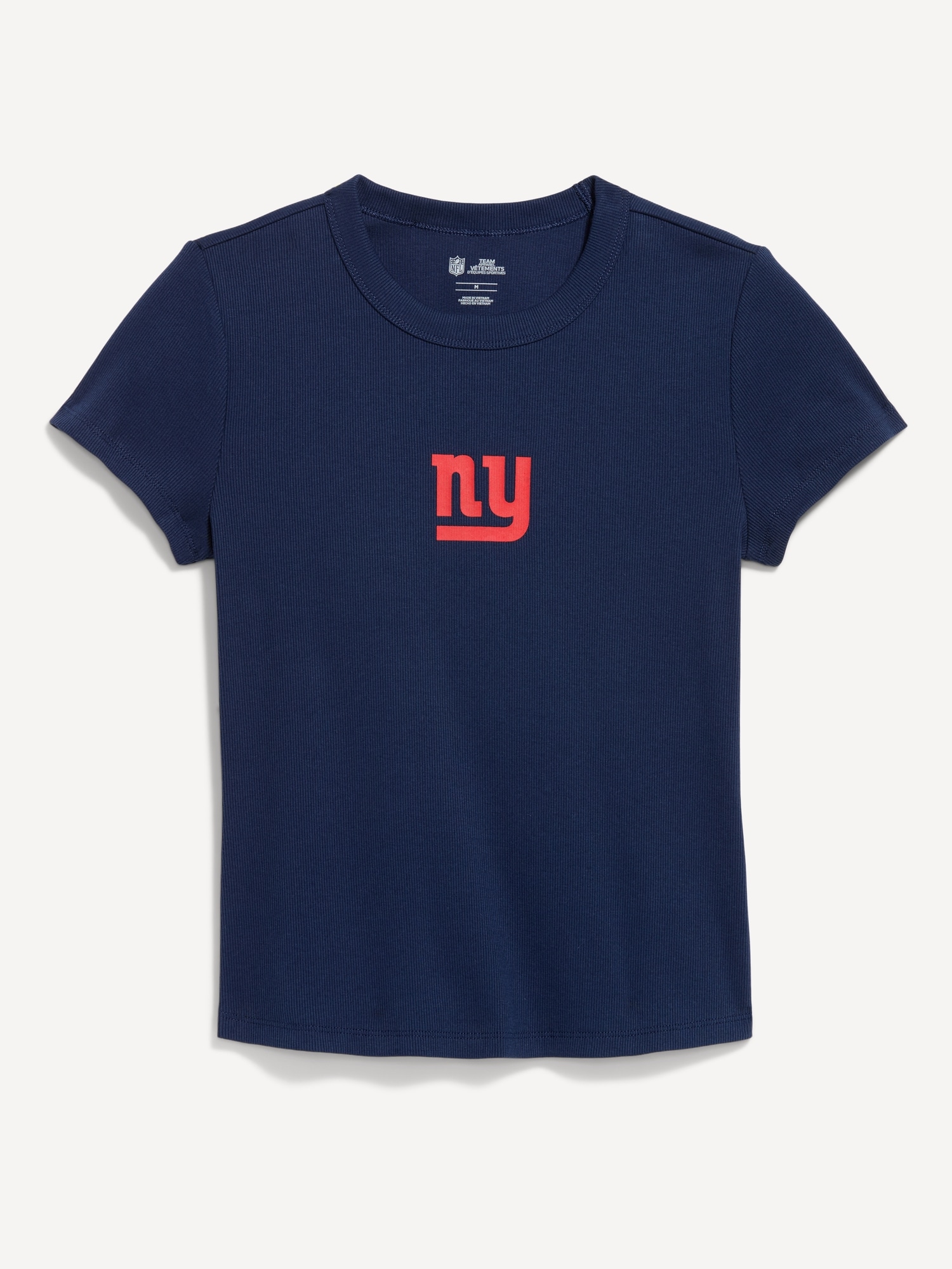 New York Giants Snug Crop T-Shirt for Women