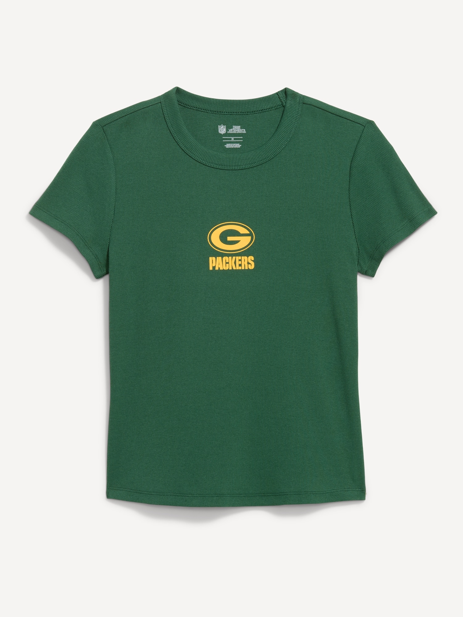 Green Bay Packers Snug Crop T-Shirt for Women