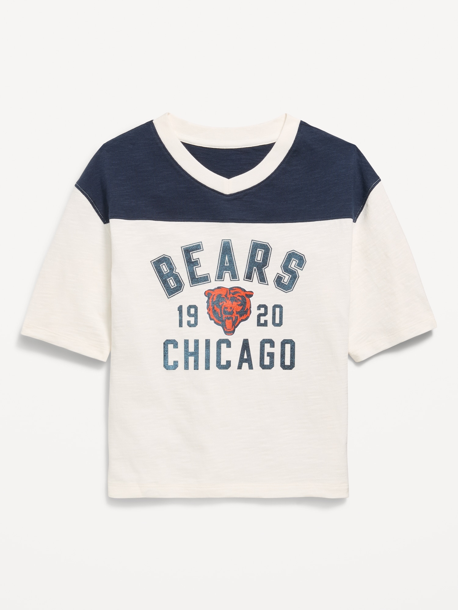 Chicago Bears Oversized Graphic Football T-Shirt for Girls