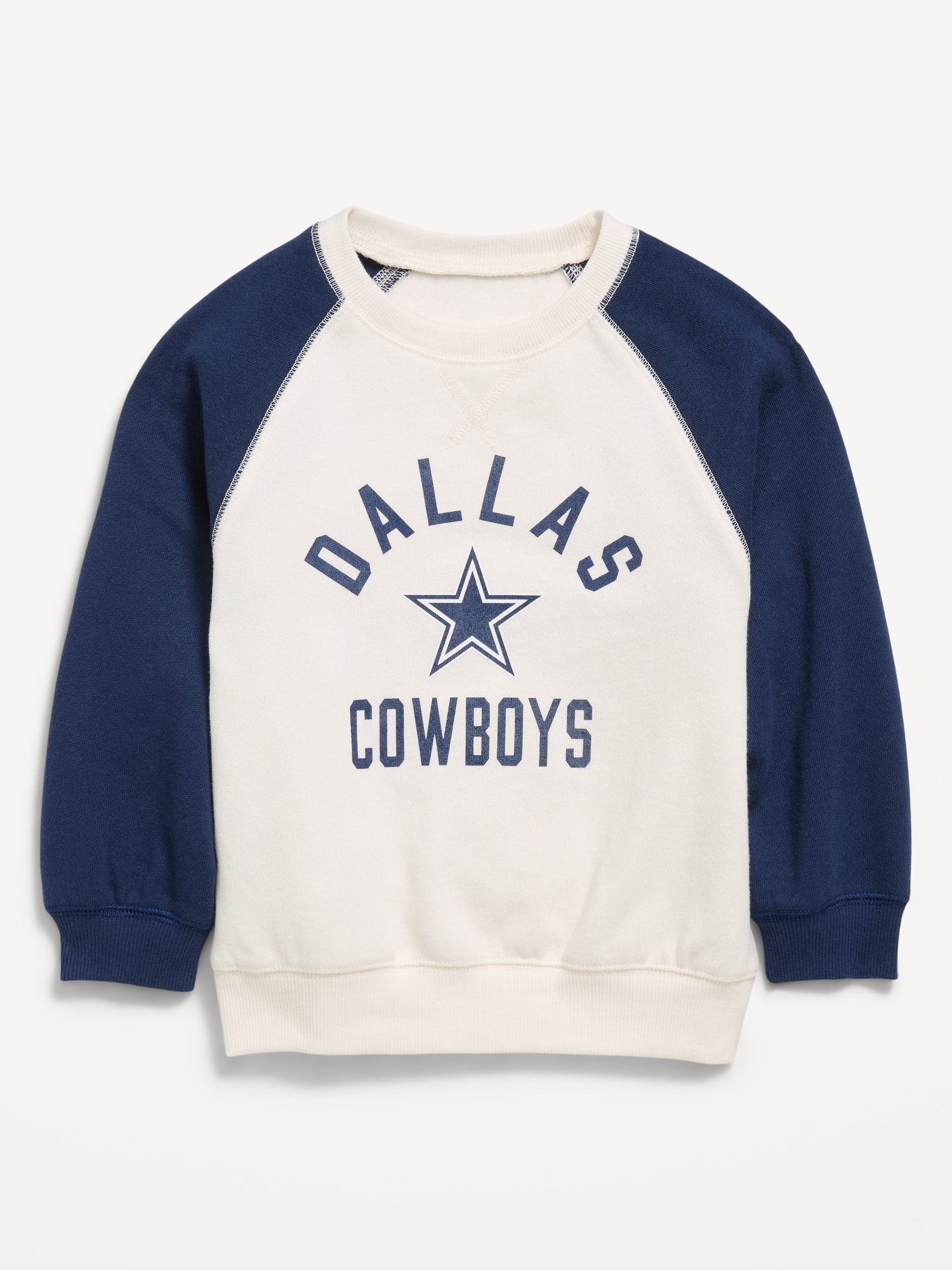 Dallas Cowboys Crew-Neck Sweatshirt for Toddler Girls