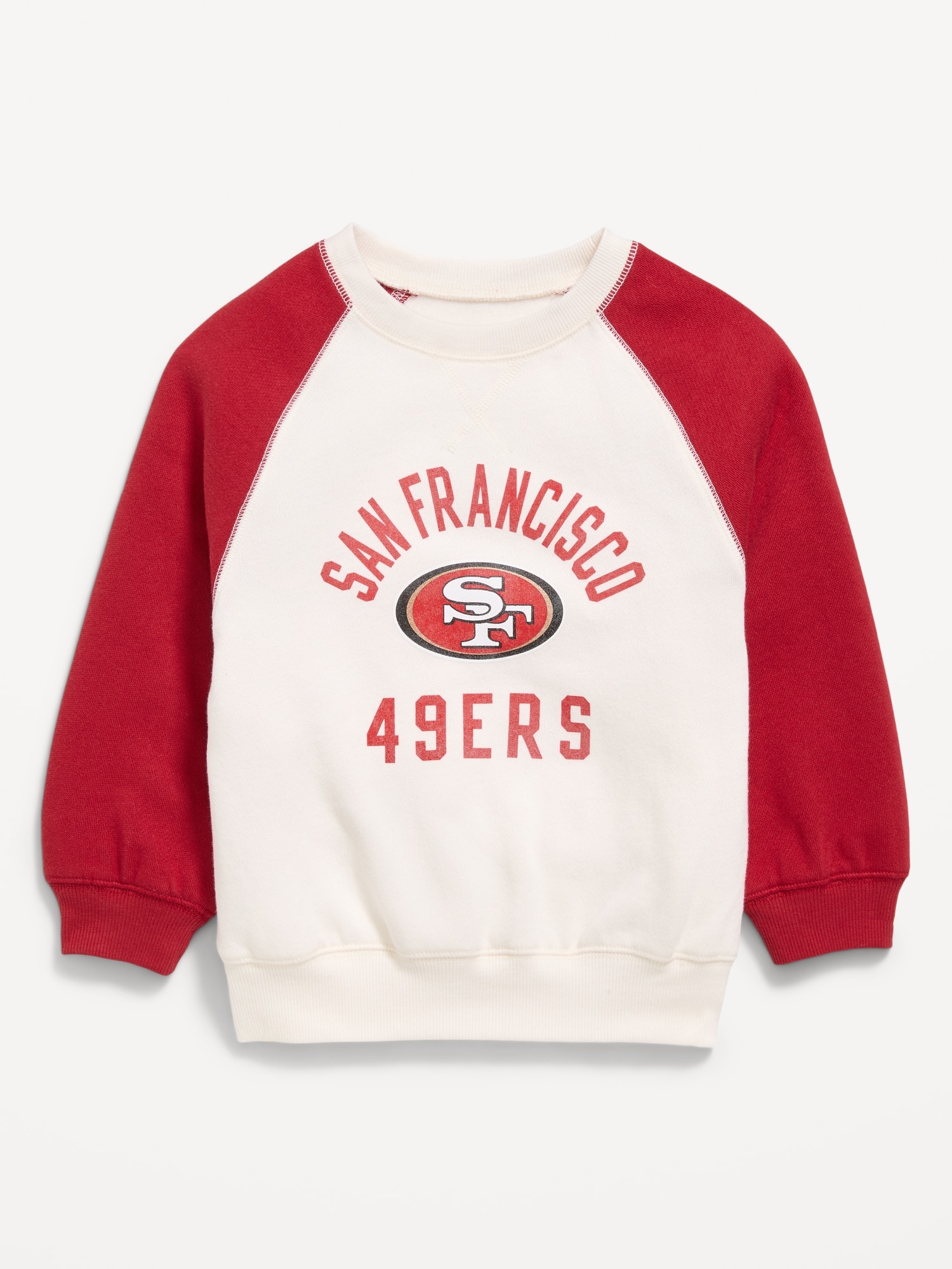 San Francisco 49ers Crew-Neck Sweatshirt for Toddler Girls