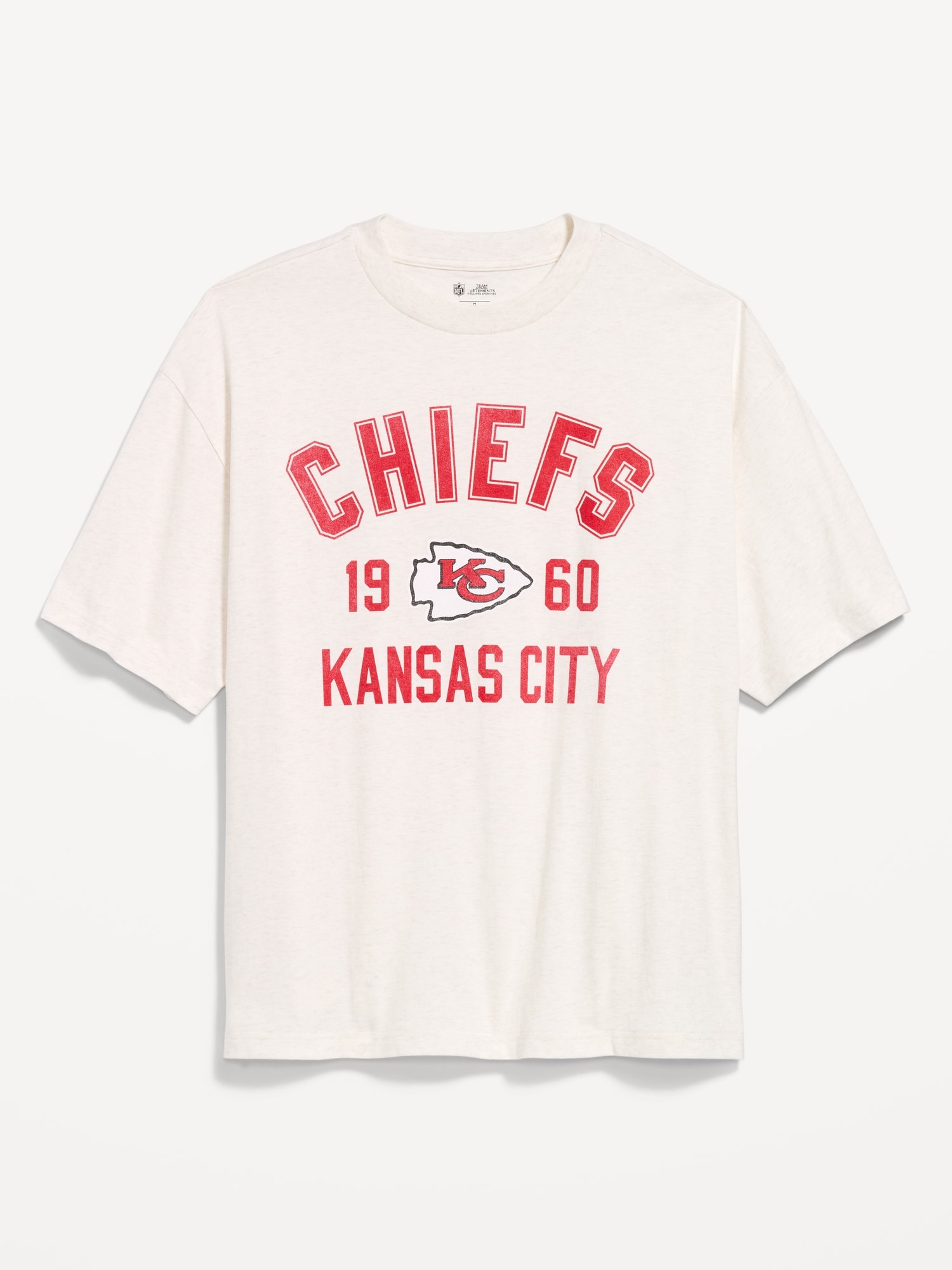 Kansas City Chiefs Oversized Graphic T-Shirt for Men