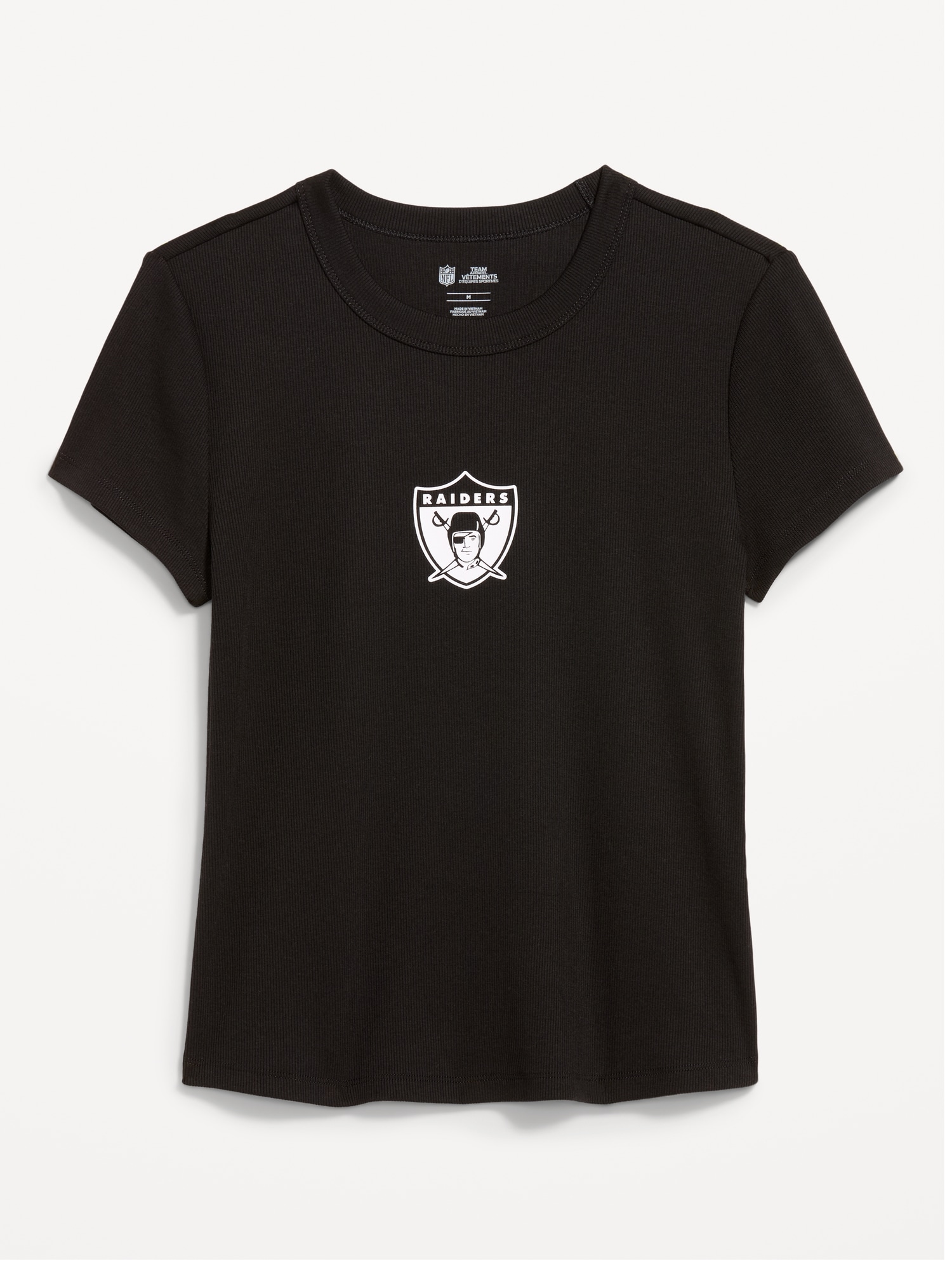 Las Vegas Raiders Snug Crop T-Shirt for Women