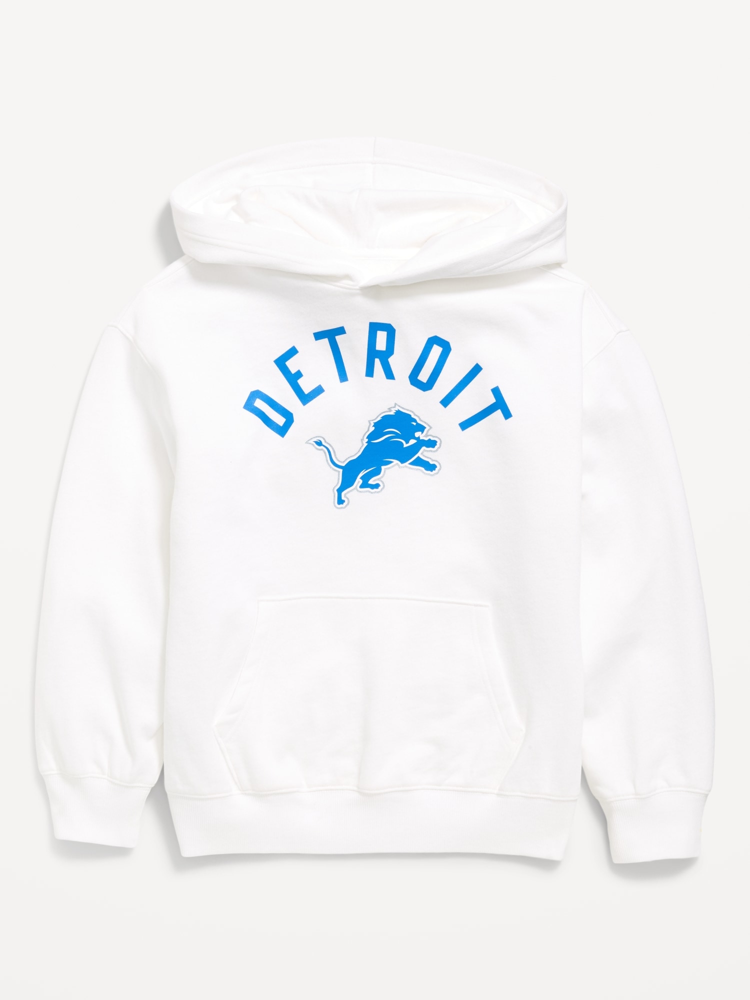 Detroit Lions Oversized Pullover Hoodie for Boys