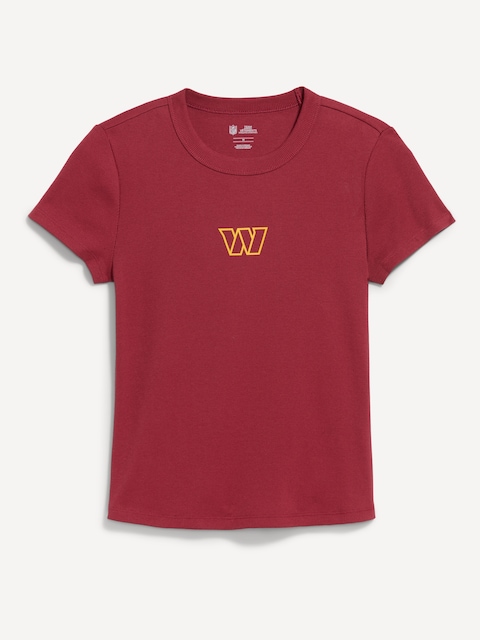 Washington Commanders Snug Crop T-Shirt for Women