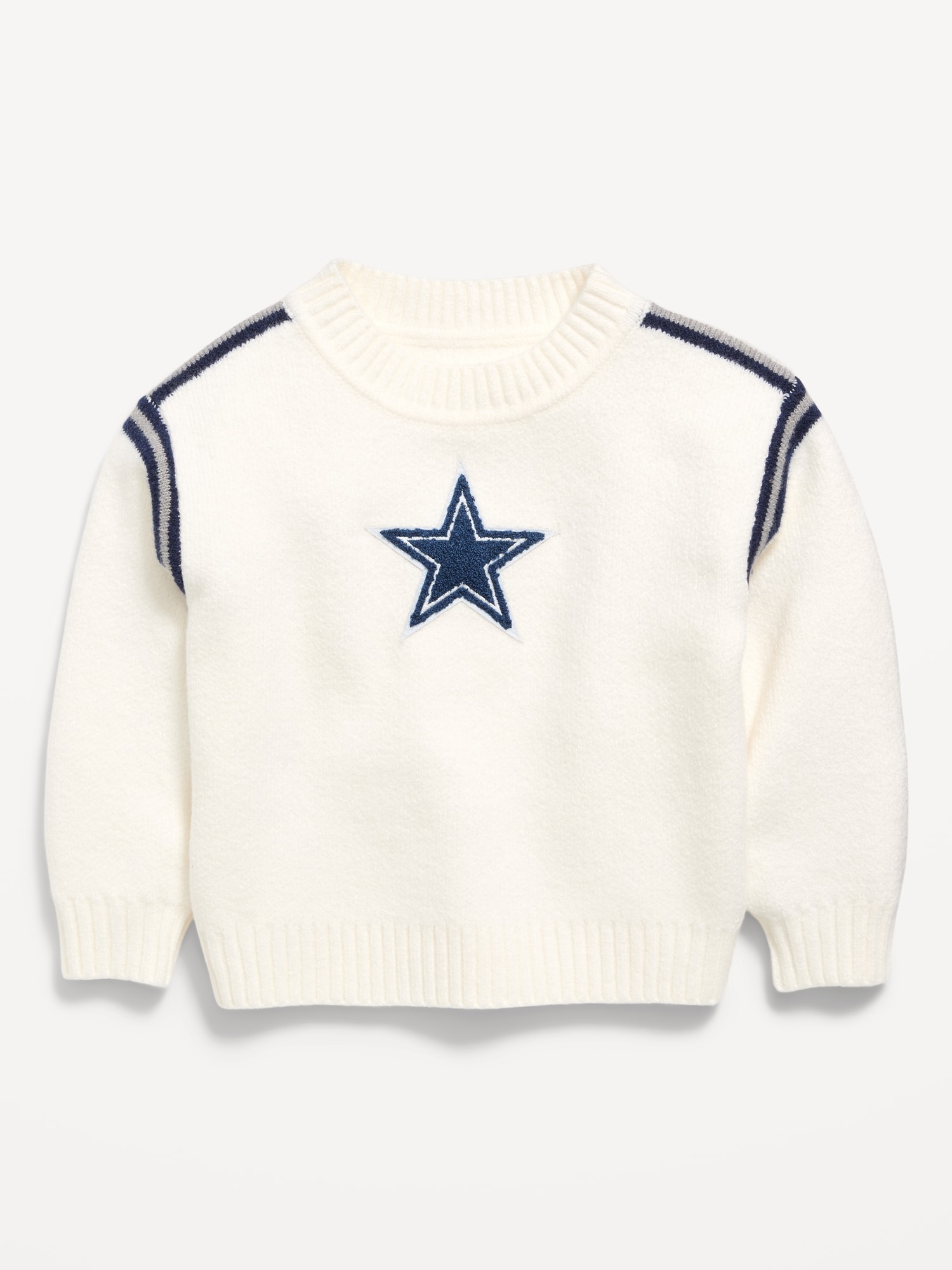 Dallas Cowboys Crew-Neck Sweater for Toddler Girls