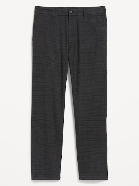 90s Straight-Fit Textured Twill Pants