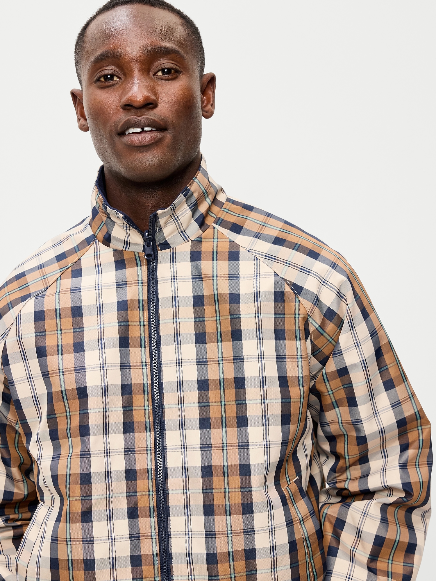 Water-Resistant Reversible Windbreaker Jacket
