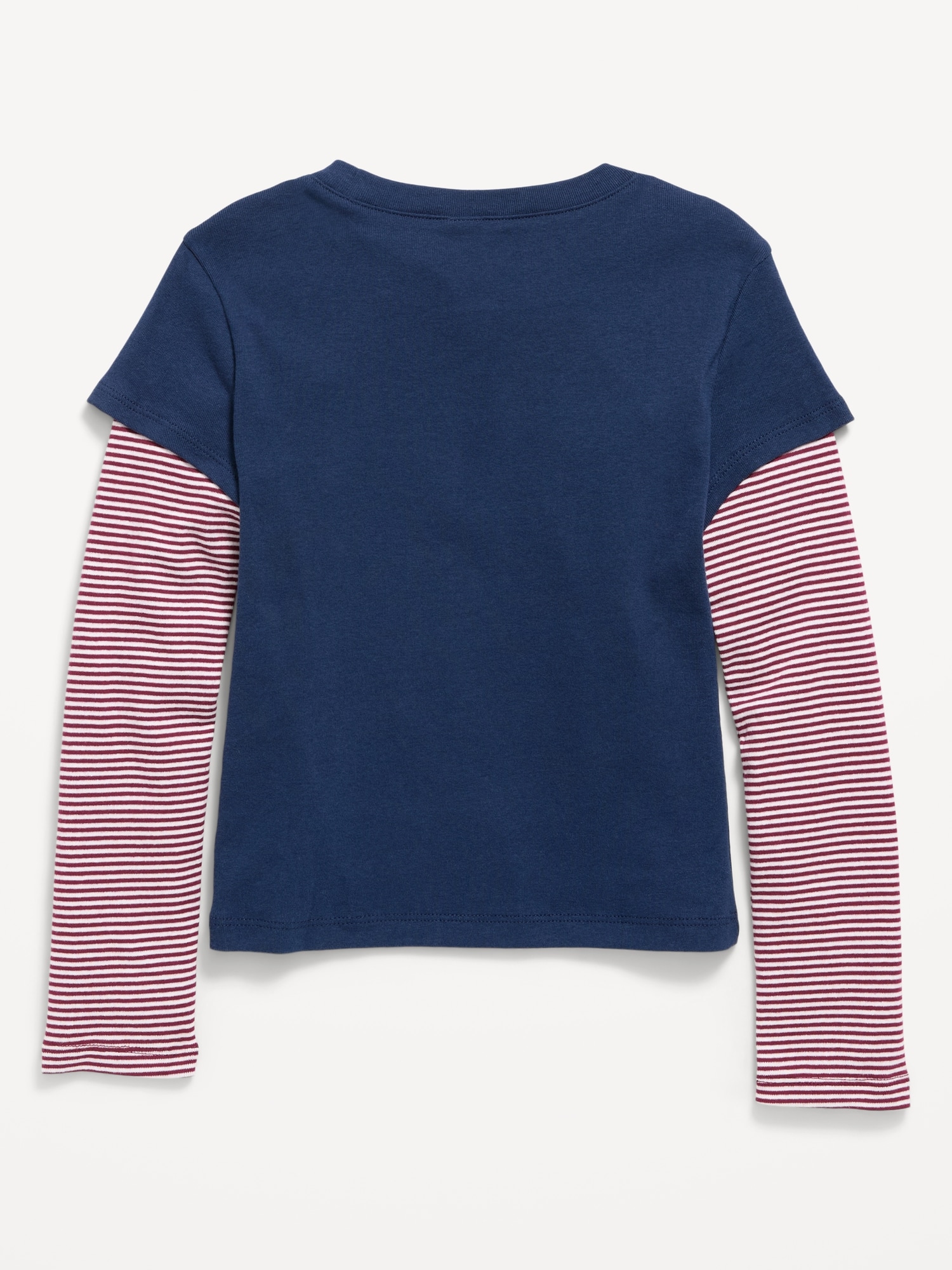 Fitted 2-in-1 Graphic T-Shirt for Girls