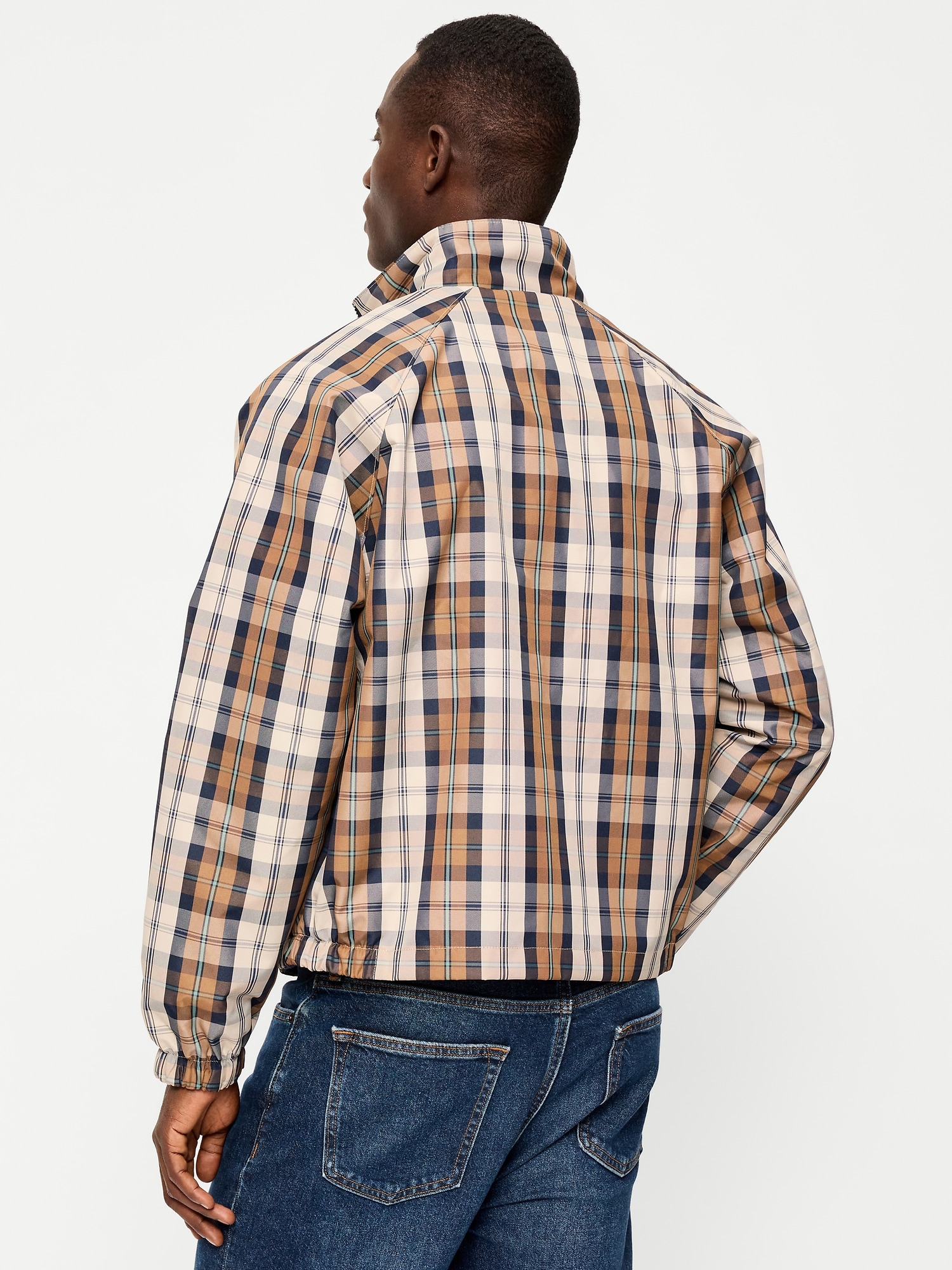 Water-Resistant Reversible Windbreaker Jacket