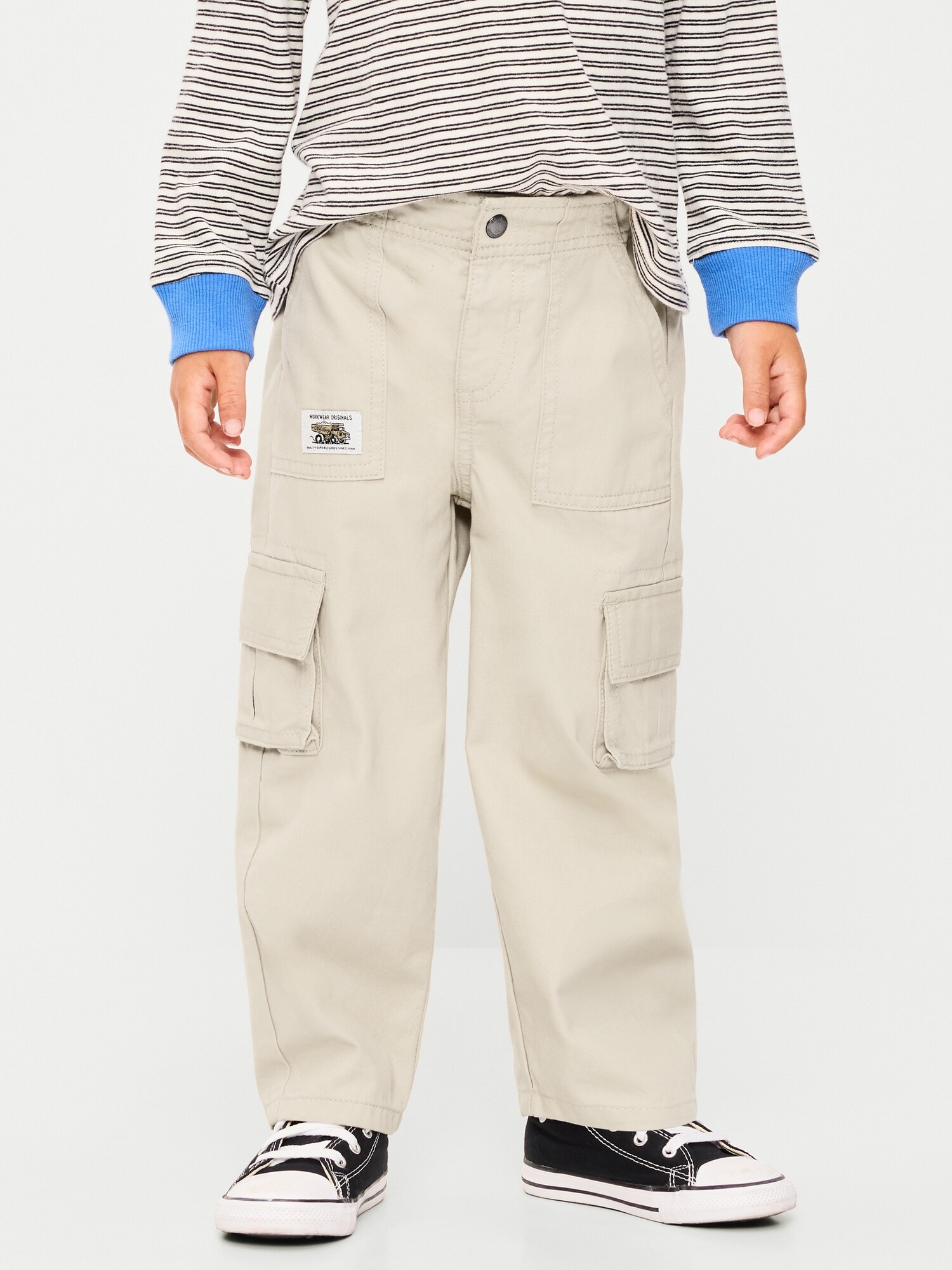 Брюки карго Old Navy Baggy для мальчиков-малышей, цвет: Серо-бежевый — фото 2
