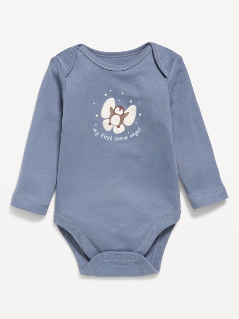 Long-Sleeve Graphic Bodysuit for Baby