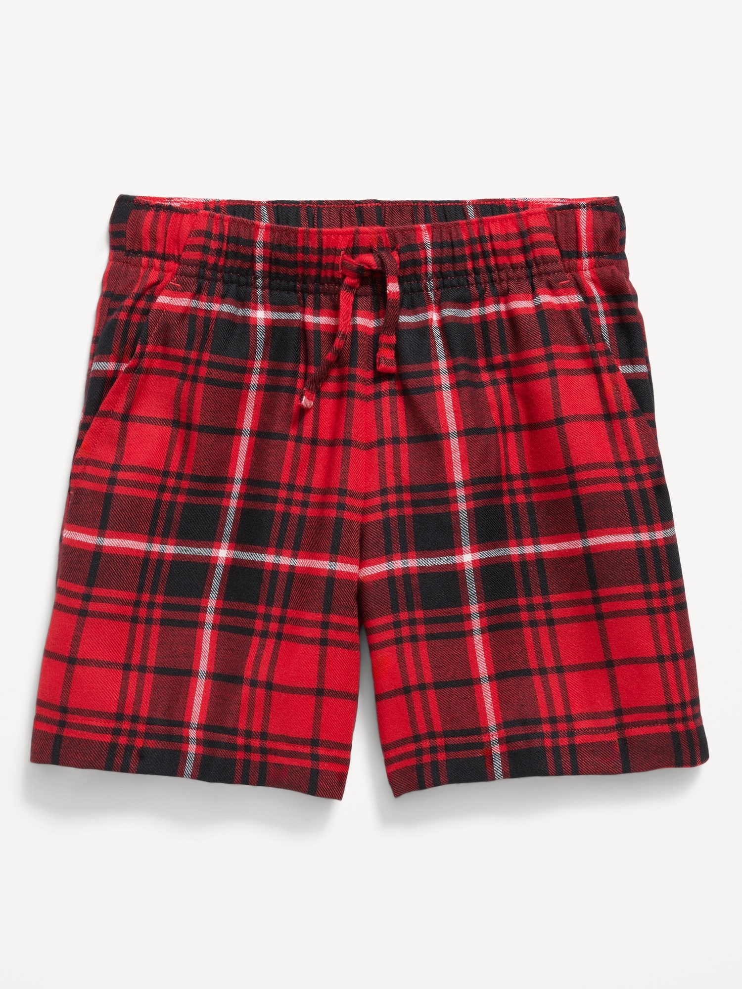 Plaid Flannel Pajama Shorts for Boys
