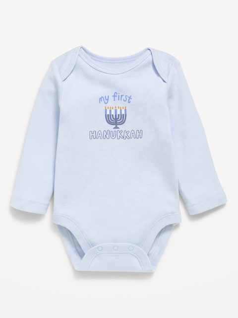 Long-Sleeve Graphic Bodysuit for Baby