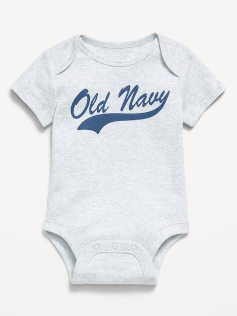 Short-Sleeve Logo Graphic Bodysuit for Baby