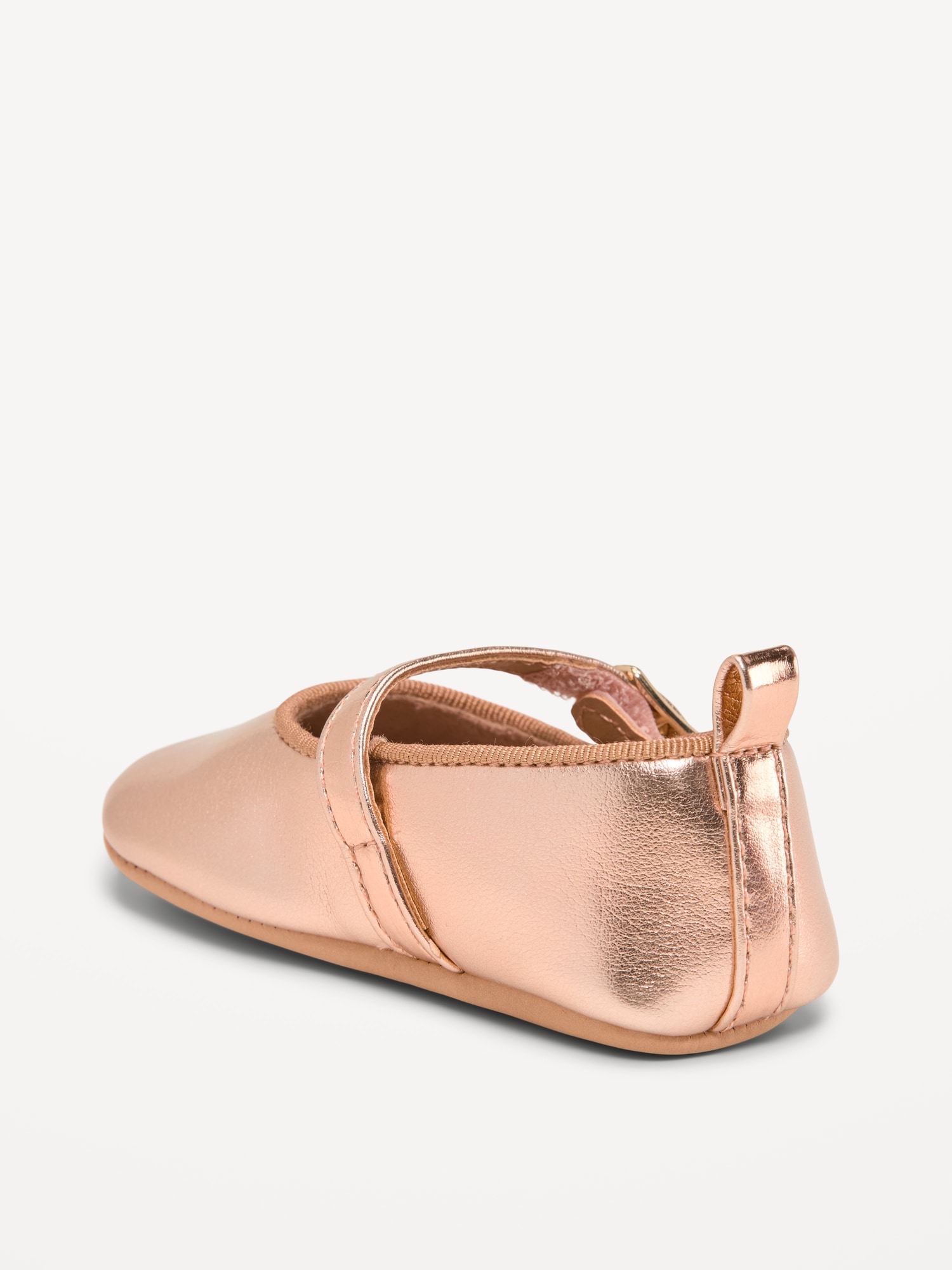 Faux-Leather Ballet Flats for Baby