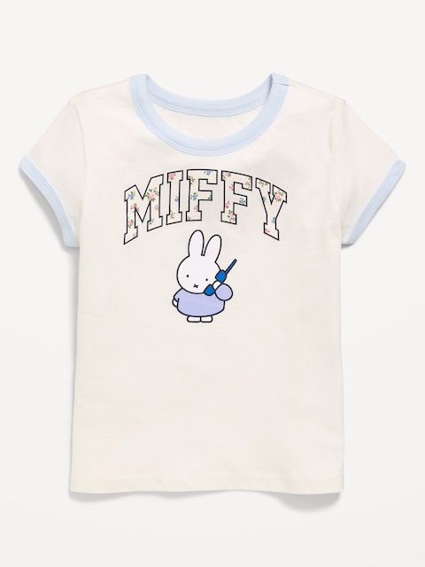 Miffy™ Graphic Ringer T-Shirt for Girls