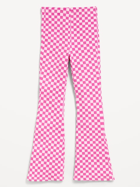 High-Waisted Flared Leggings for Girls