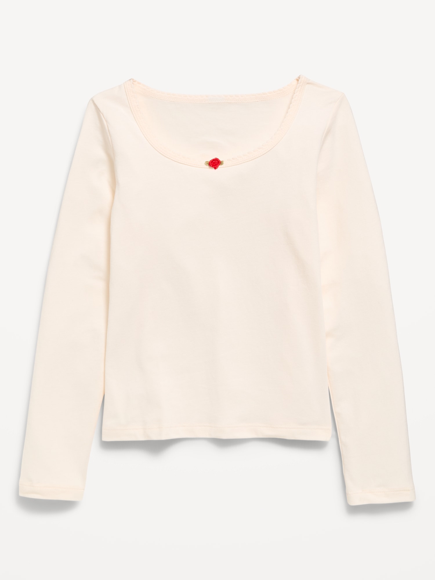 Fitted Long-Sleeve Top for Girls