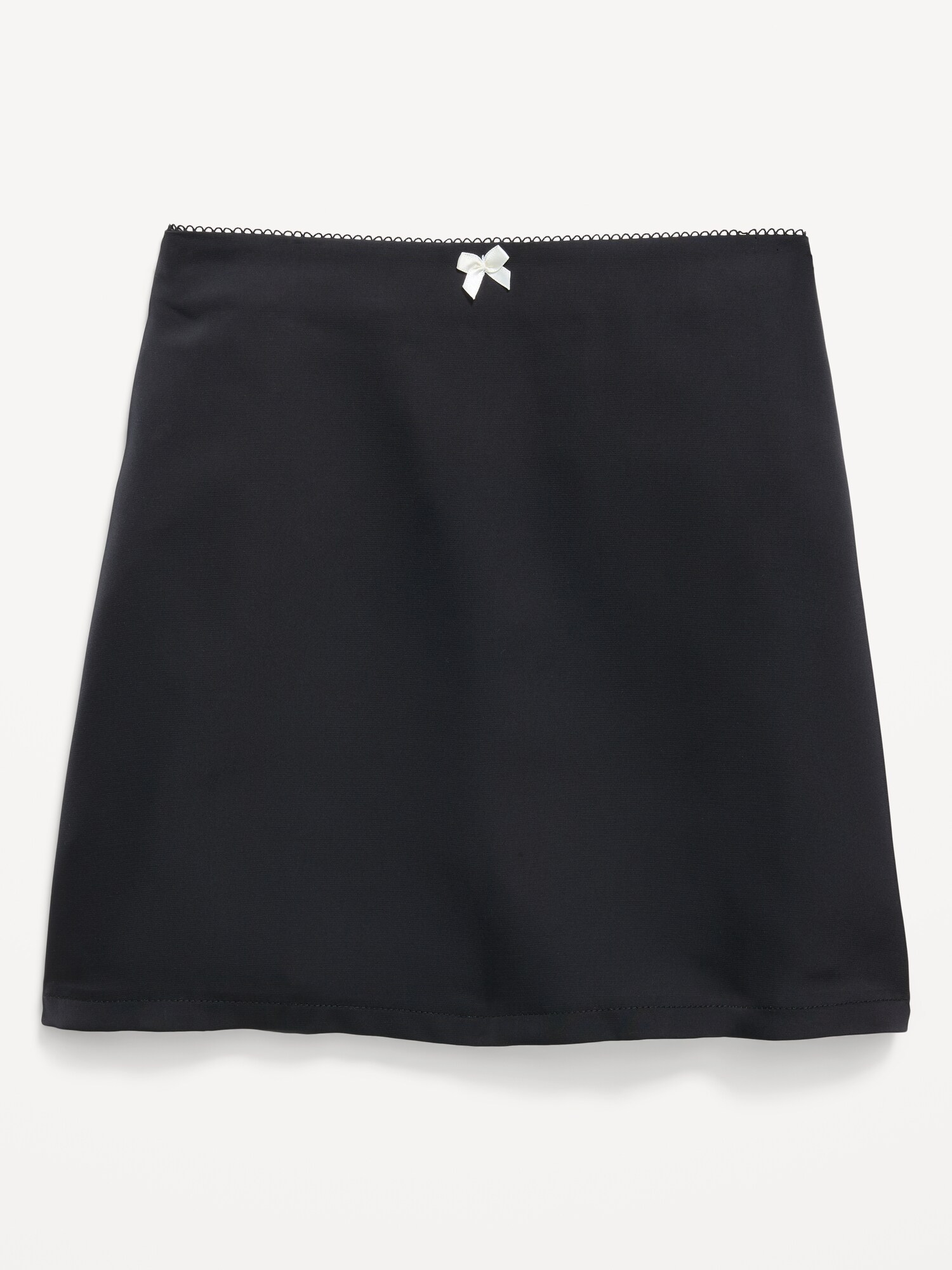 Юбка Old Navy Satin Skirt для девочек, цвет: Чёрный — фото 4