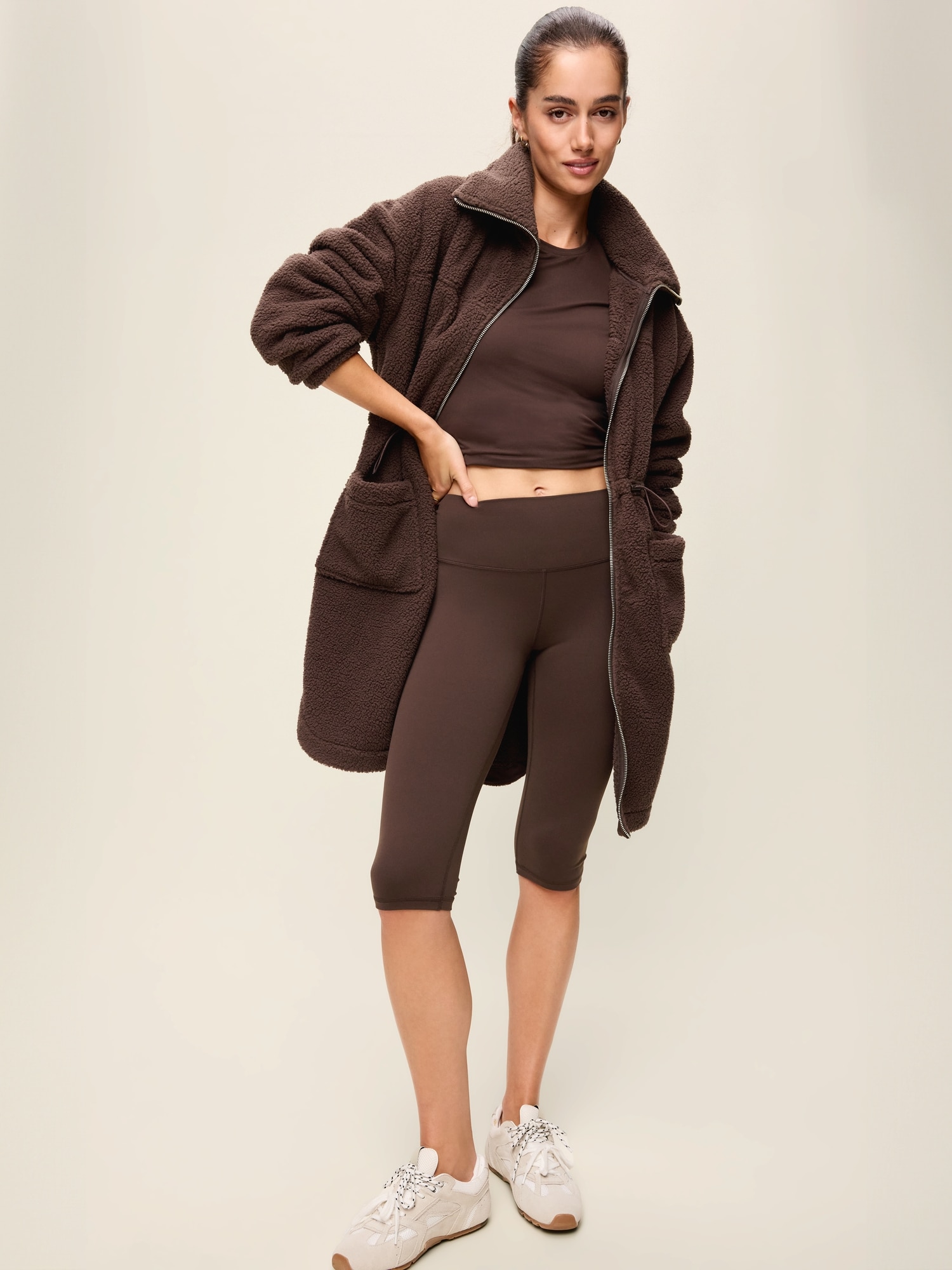 Longline Sherpa Jacket