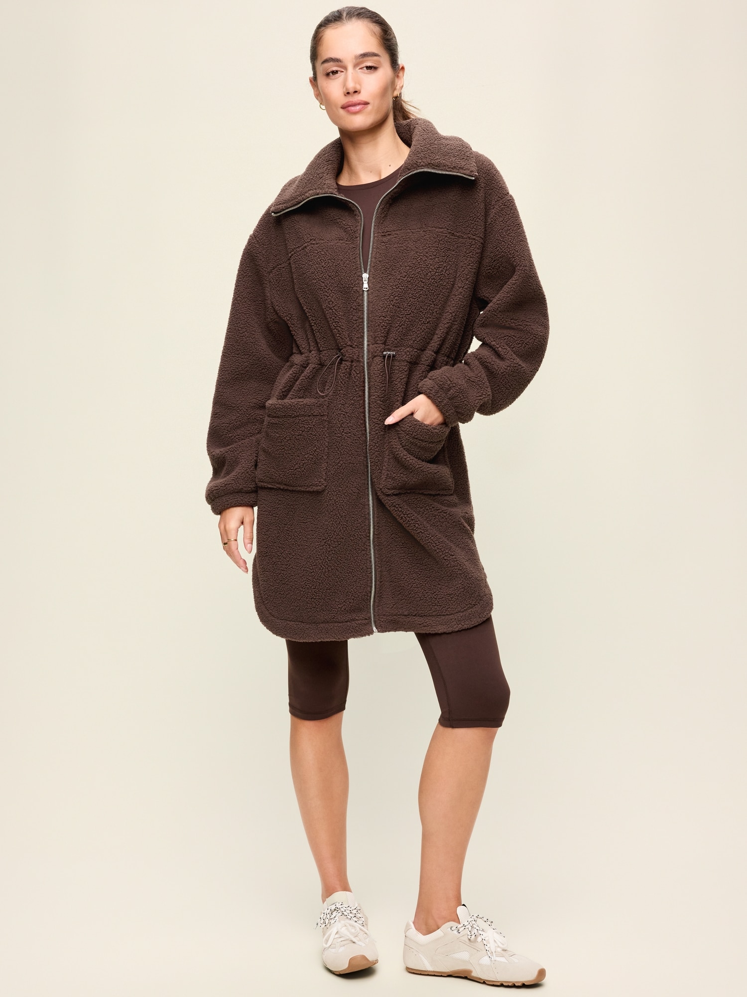 Longline Sherpa Jacket