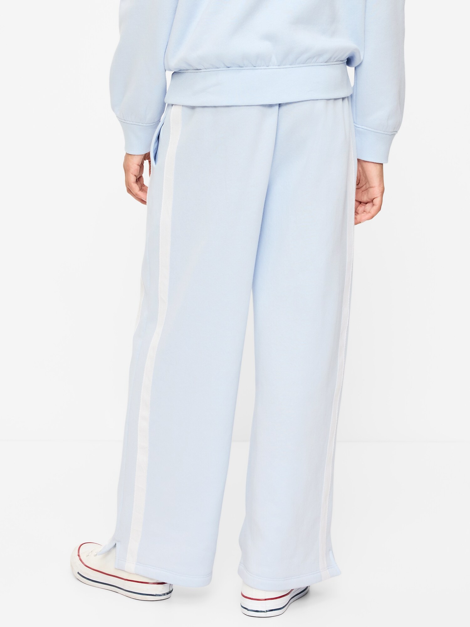 Брюки Old Navy Super Baggy Wide-Leg Retro Sweatpants для девочек, цвет: Contrail — фото 2