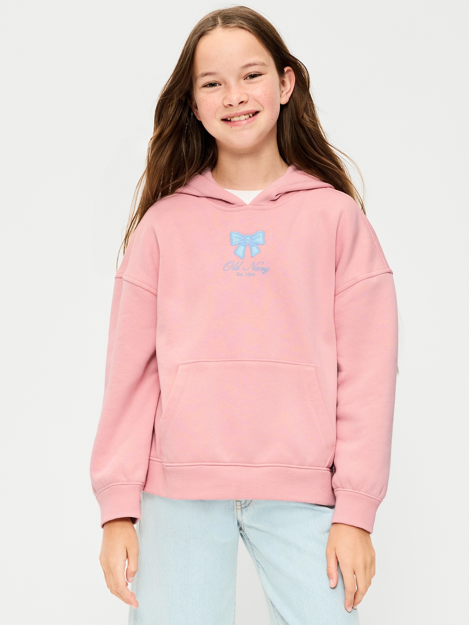 Oversized Pullover Hoodie for Girls